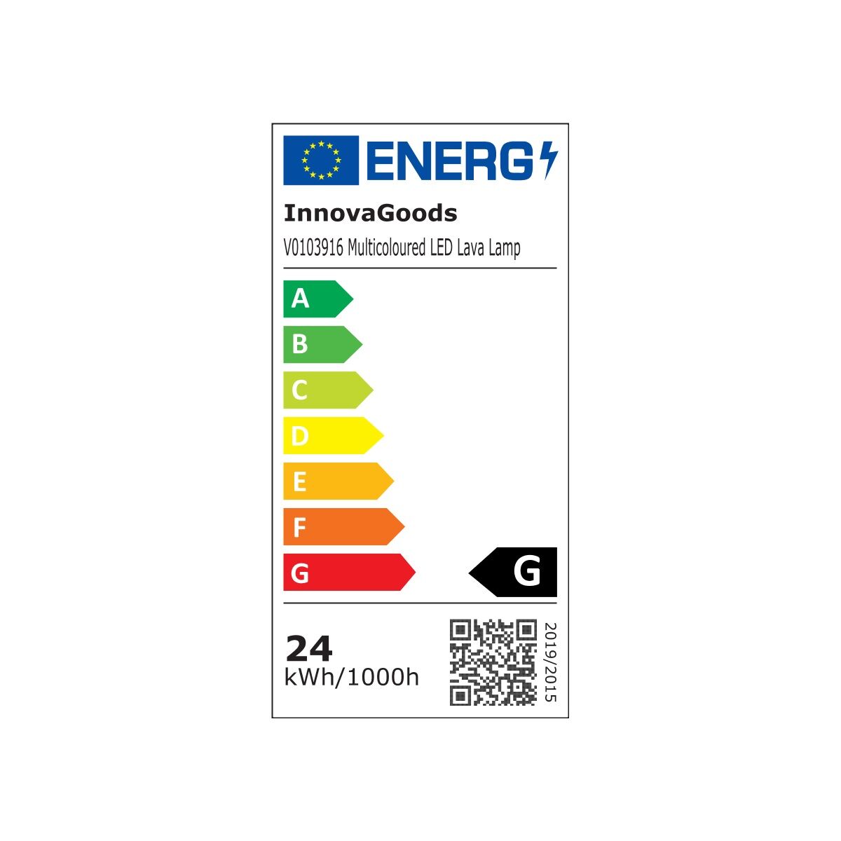 Flerfärgad LED lavalampa Kolemp InnovaGoods - 8