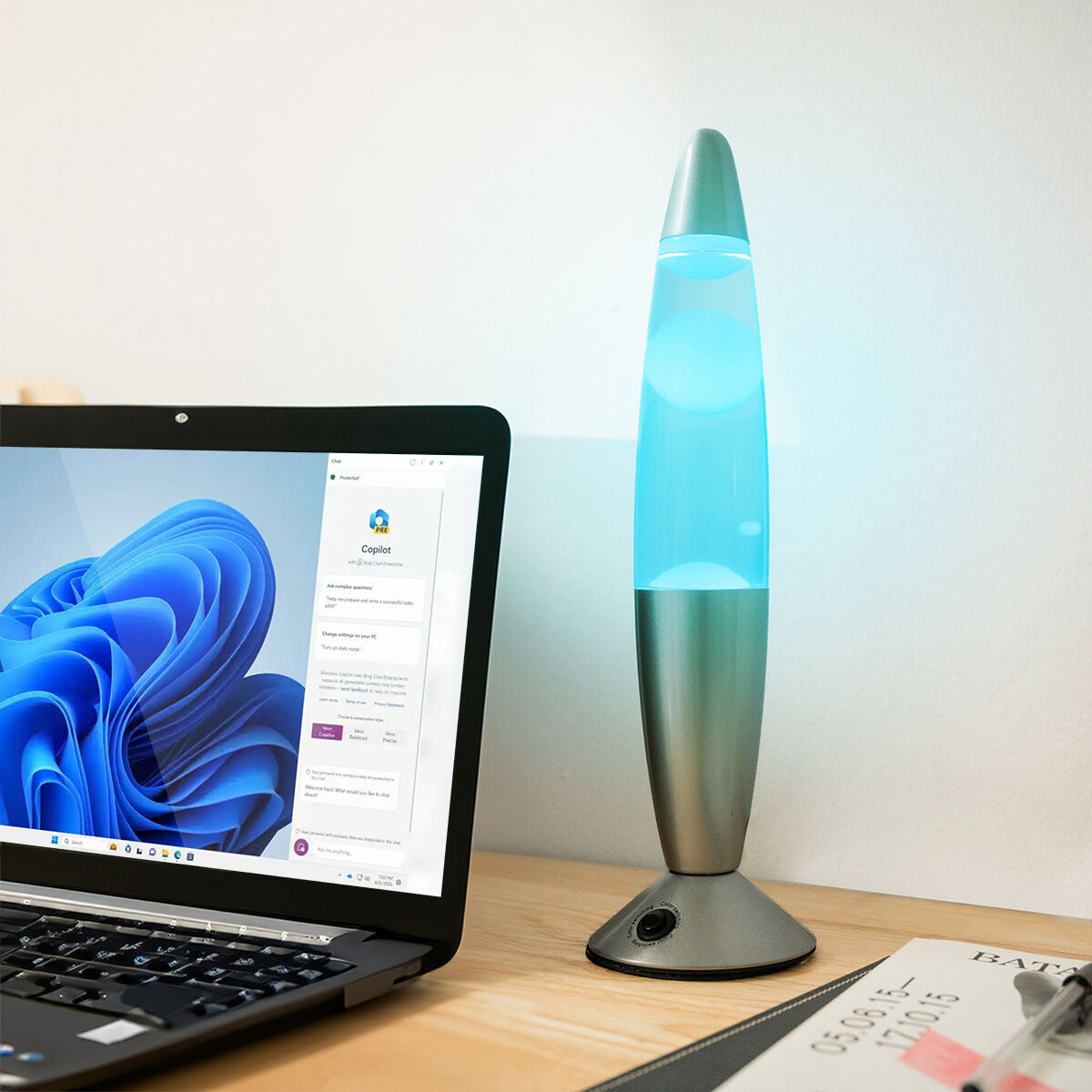 Flerfärgad LED lavalampa Kolemp InnovaGoods - 2