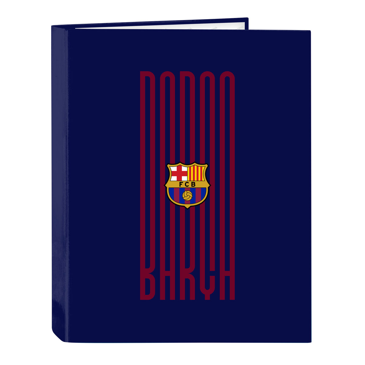 Ringpärm F.C. Barcelona 24/25 Rödbrun Marinblå A4 26.5 x 33 x 4 cm