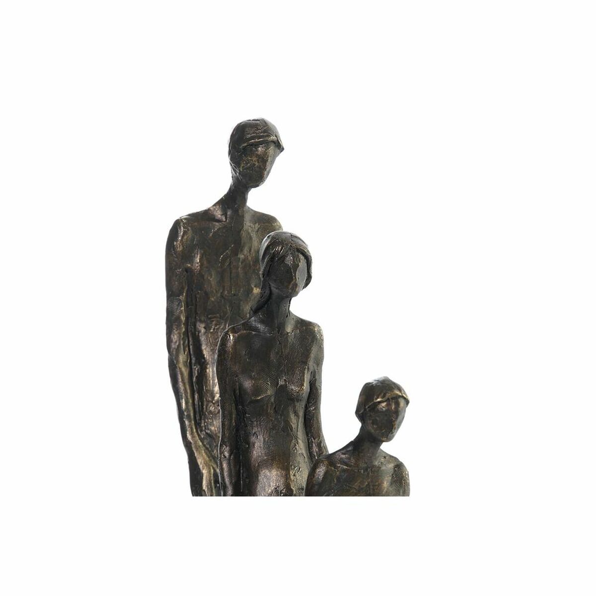 Prydnadsfigur DKD Home Decor 23 x 8,5 x 39 cm Koppar Familj - 6