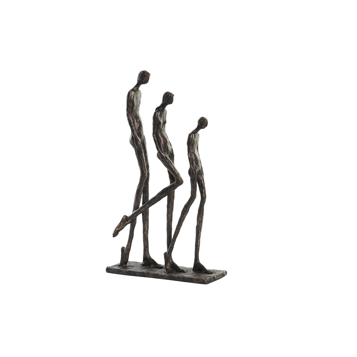 Prydnadsfigur DKD Home Decor 23 x 8,5 x 39 cm Koppar Familj - 4