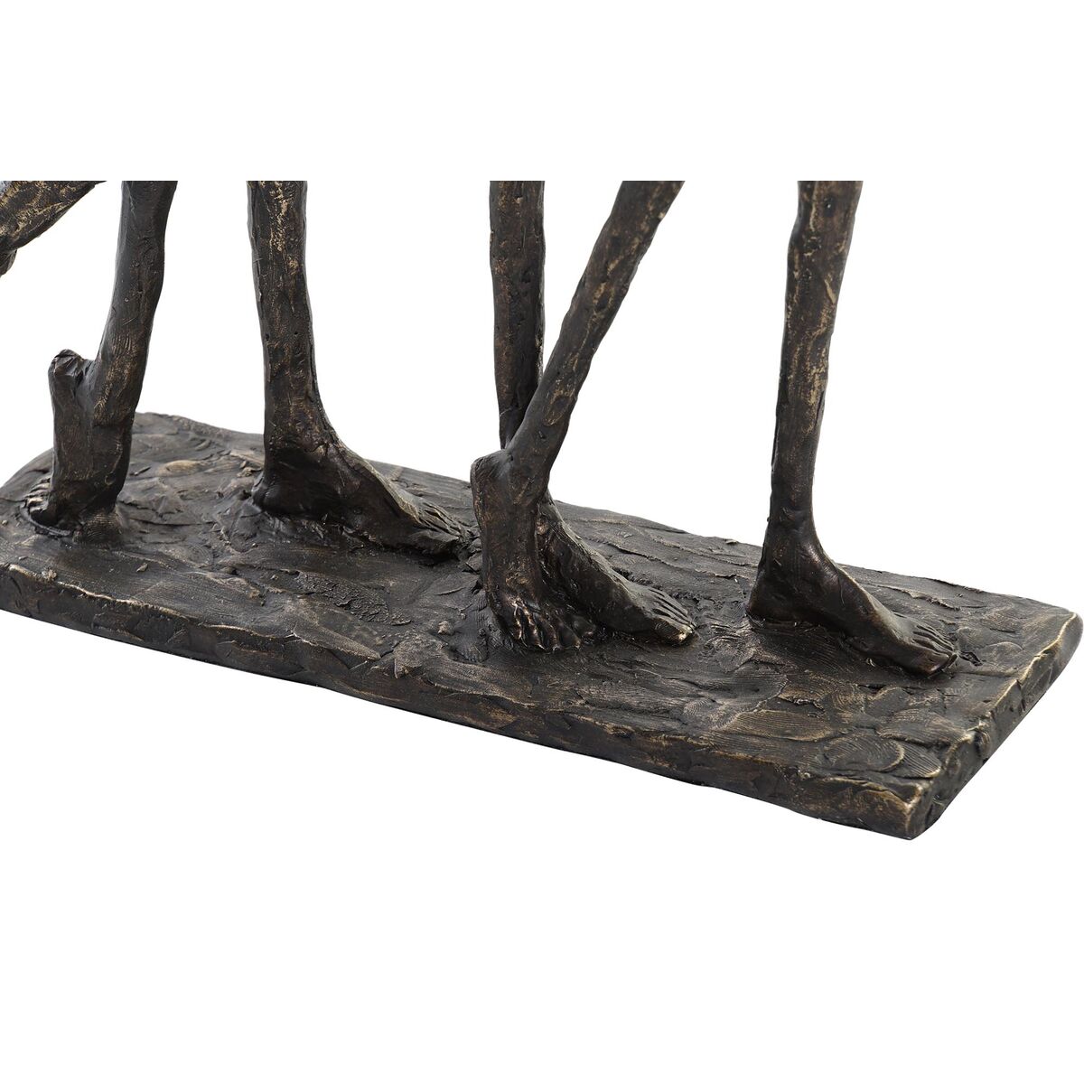 Prydnadsfigur DKD Home Decor 23 x 8,5 x 39 cm Koppar Familj - 2