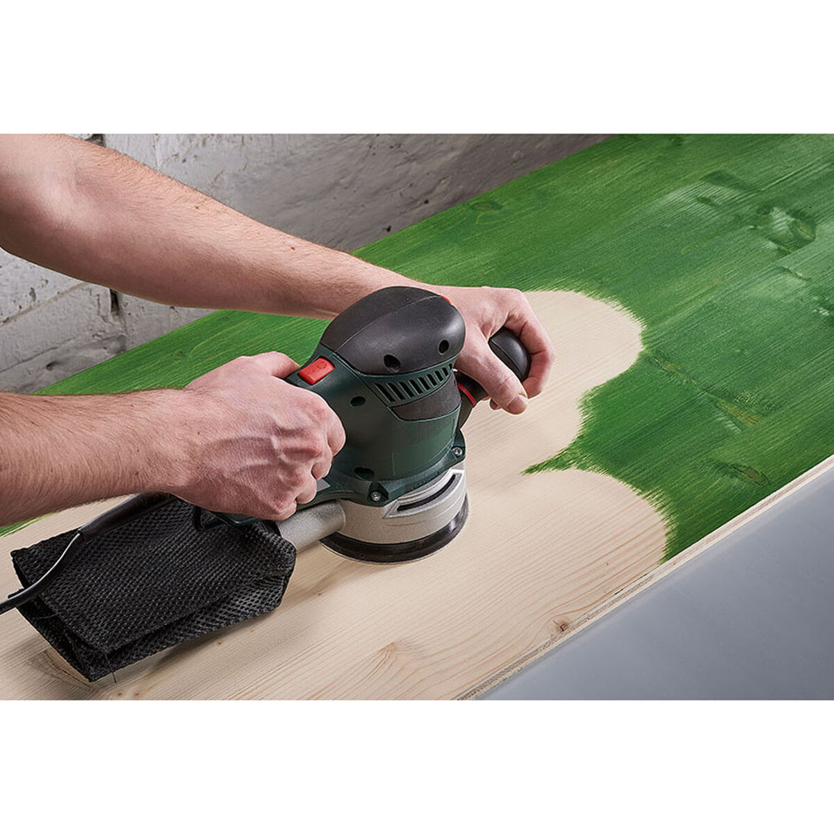 Slippapper med flera hål för excenterslipmaskin Wolfcraft 1108000 Ø 125 mm 120 g 5 antal - 8