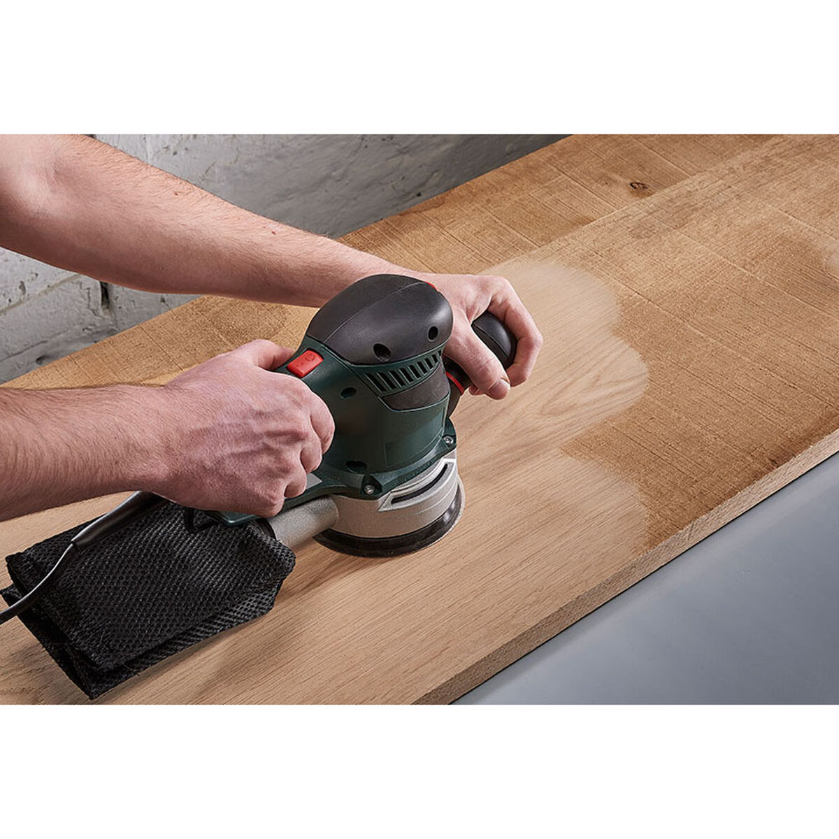 Slippapper med flera hål för excenterslipmaskin Wolfcraft 1108000 Ø 125 mm 120 g 5 antal - 5