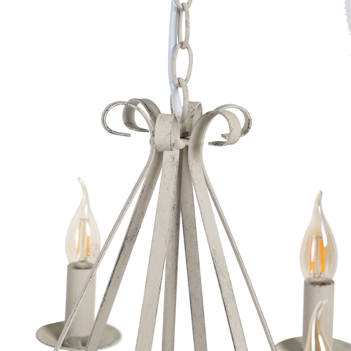 Taklampa 63 x 63 x 102 cm Metall Beige-brun (taupe) Järn Vintage - 7