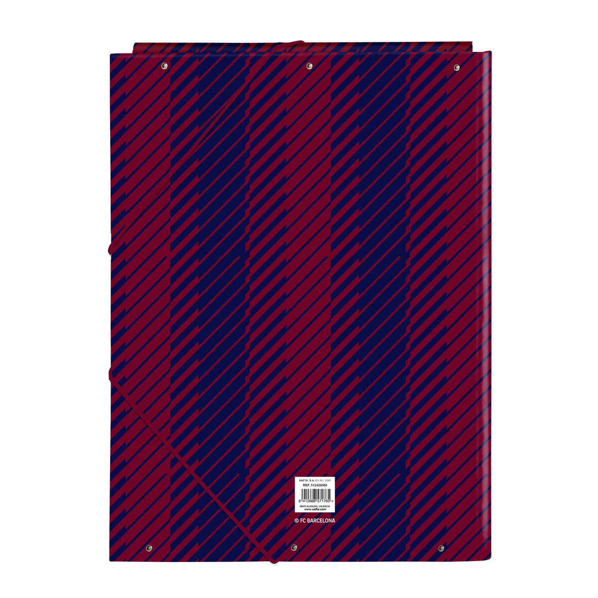 Sorteringsmapp F.C. Barcelona 24/25 Rödbrun Marinblå A4 26 x 33.5 x 2.5 cm - 2