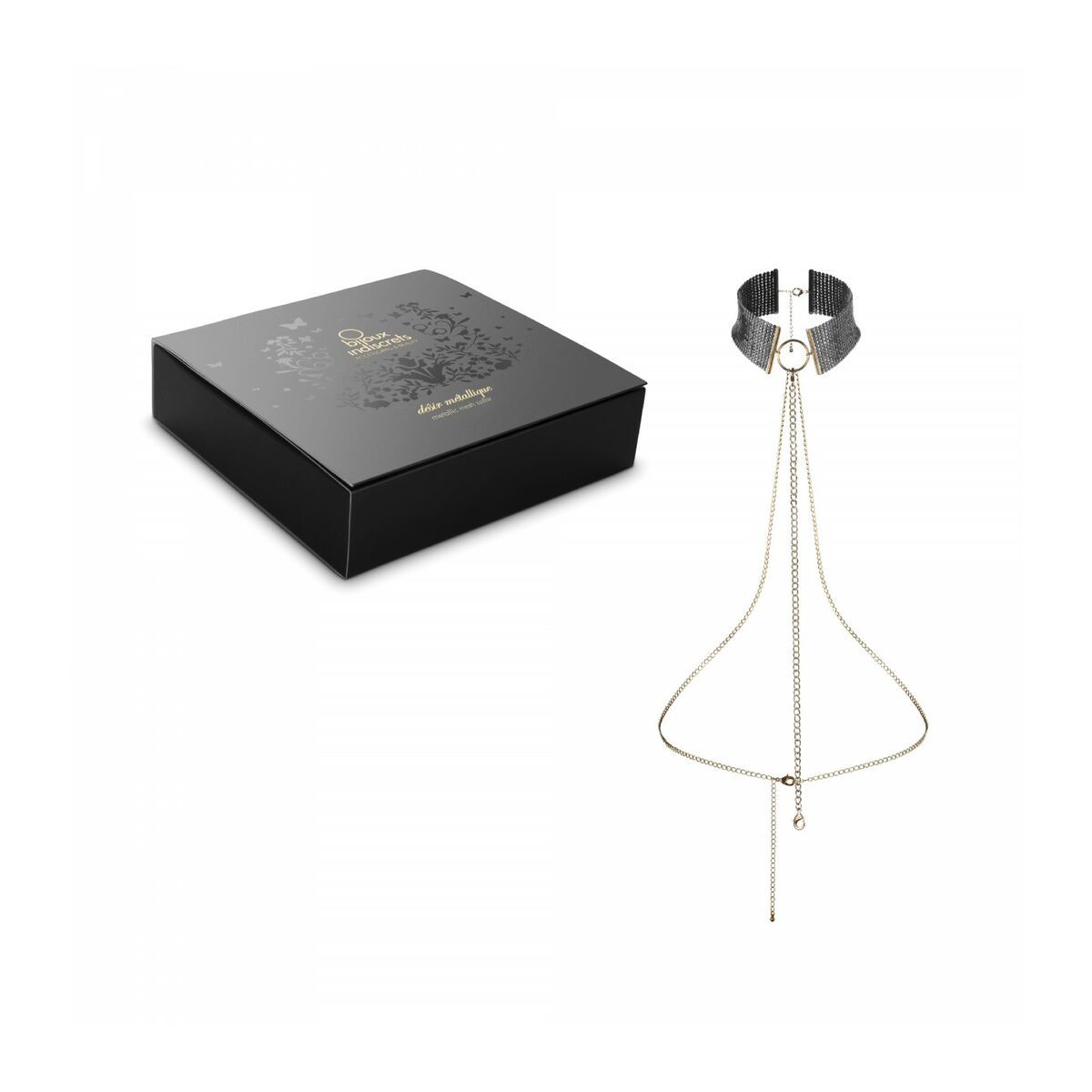 Halsband Desir Metallique, svart Bijoux Indiscrets 144 - 6