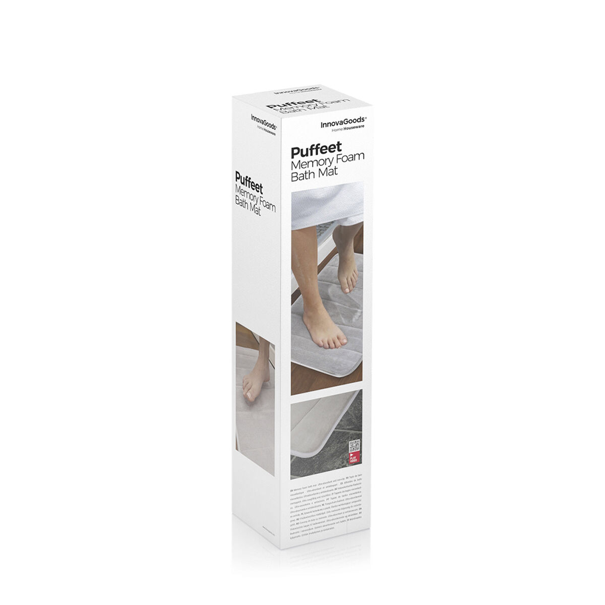 Viskoelastisk Badrumsmatta Puffeet InnovaGoods - 5