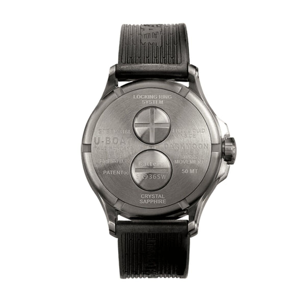 Herrklocka U-Boat 8703/B Brun Svart - 2