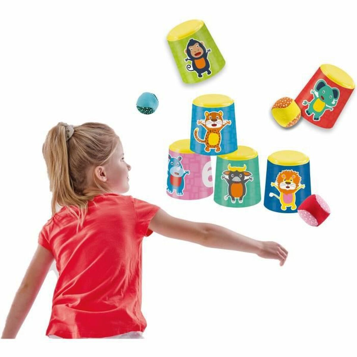 Skicklighetsspel SES Creative Chamboule-tout and soft petanque balls - 2