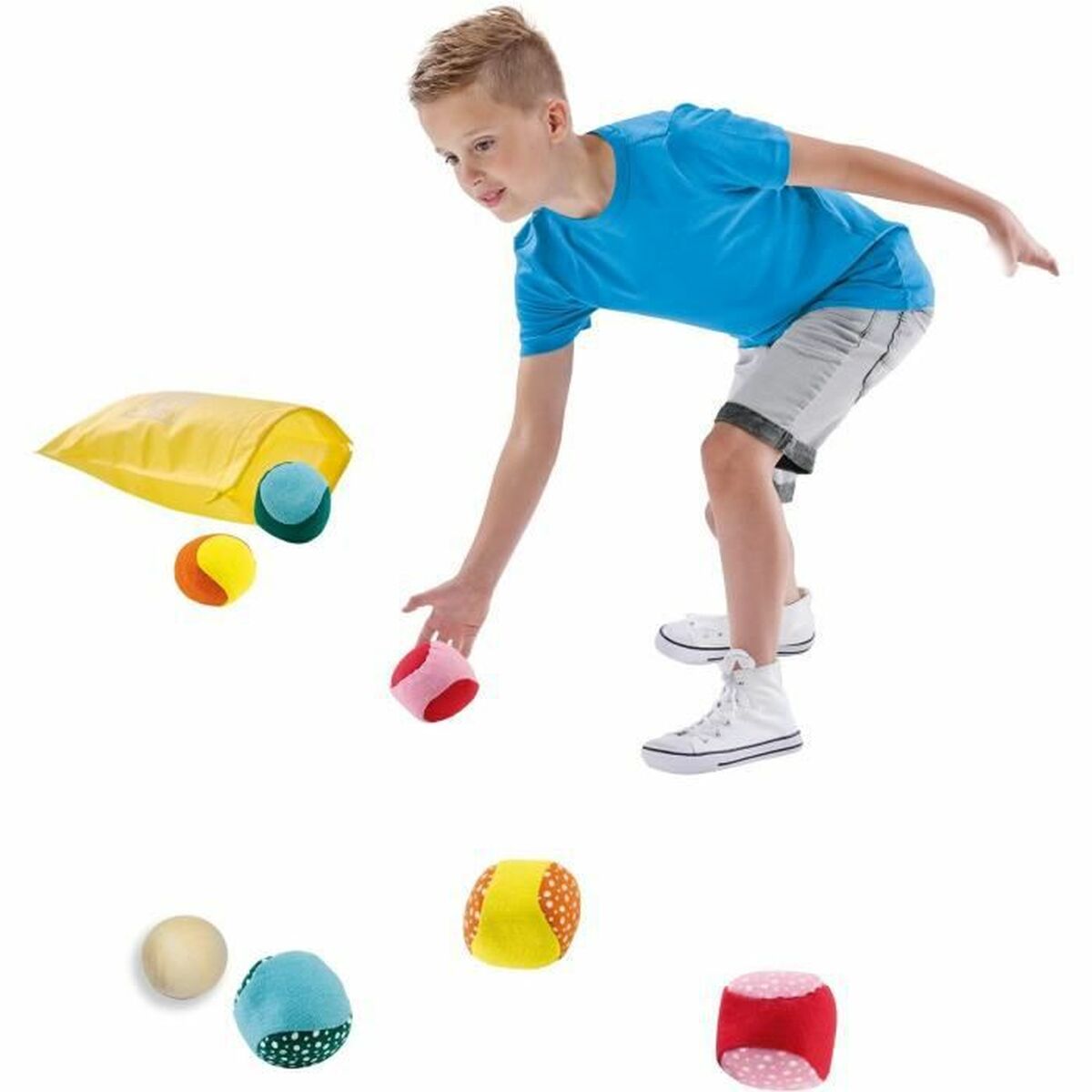 Skicklighetsspel SES Creative Chamboule-tout and soft petanque balls - 7