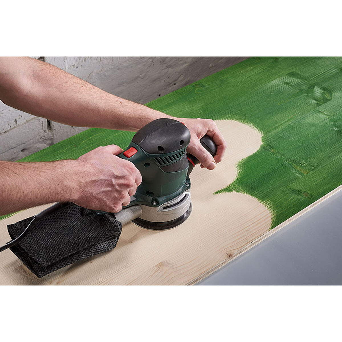 Slippapper med flera hål för excenterslipmaskin Wolfcraft 1115000 Ø 125 mm 240 g 5 antal - 8