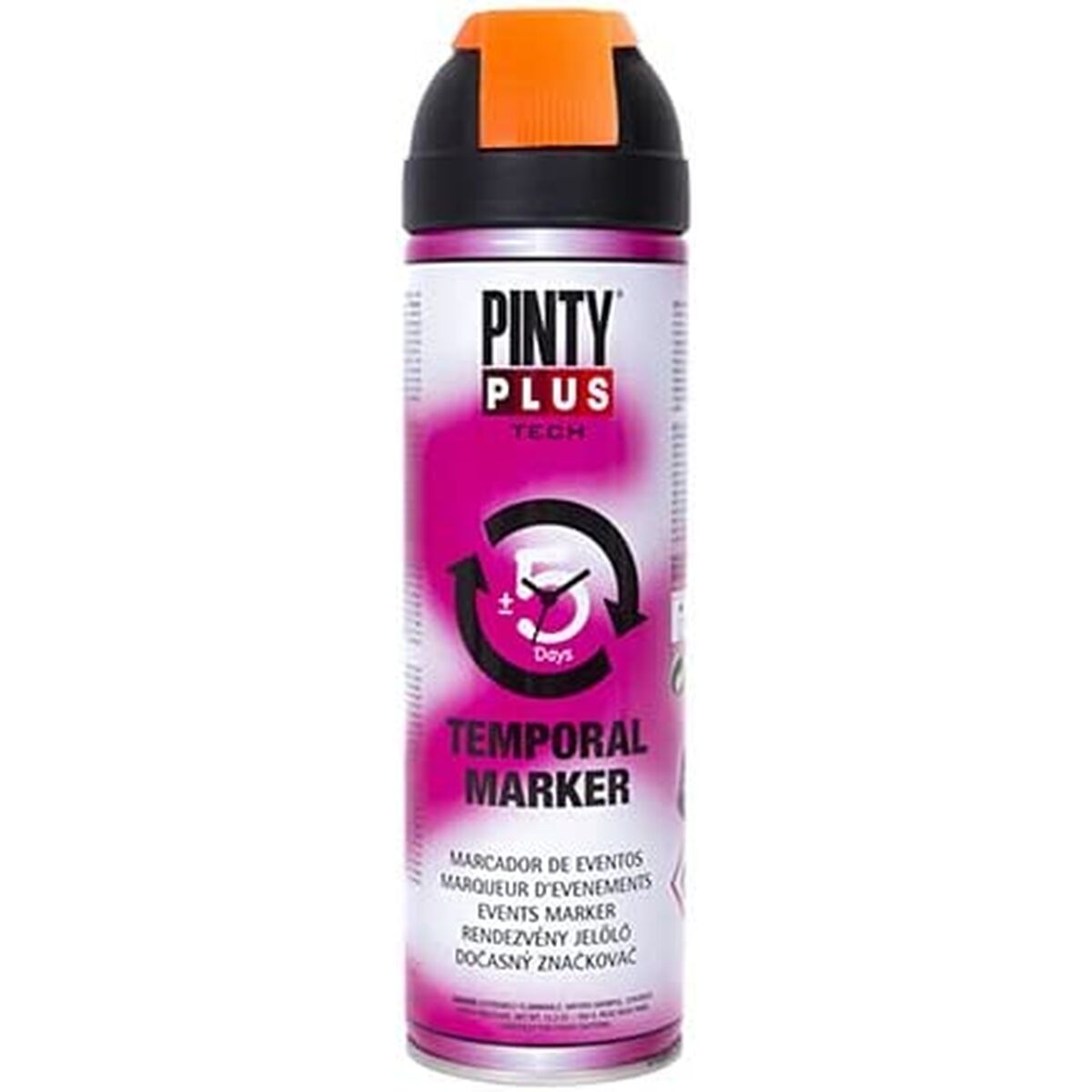 Sprejfärg Pintyplus Tech T143 Årstidsbaserad Orange 500 ml - 5