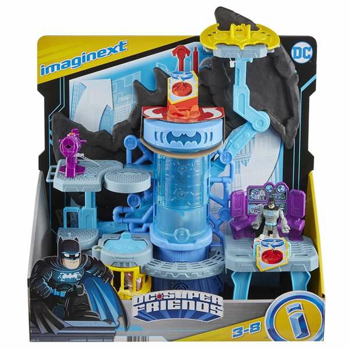 Playset Batman Super Friends Bat-tech Batcave Ljus med ljud 40 x 38 cm - 7