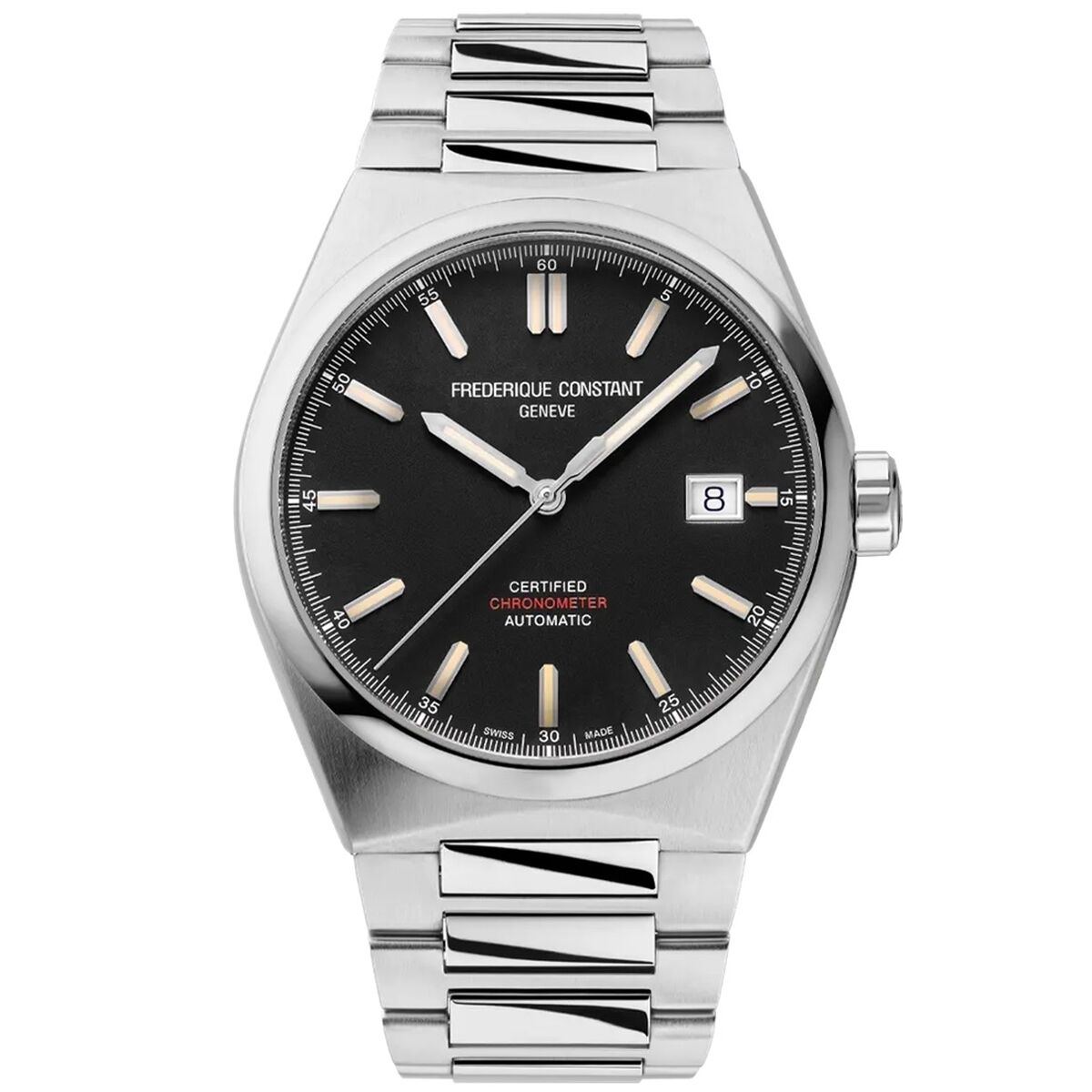 Herrklocka Frederique Constant FC-303BBG3NH6B Svart Silvrig