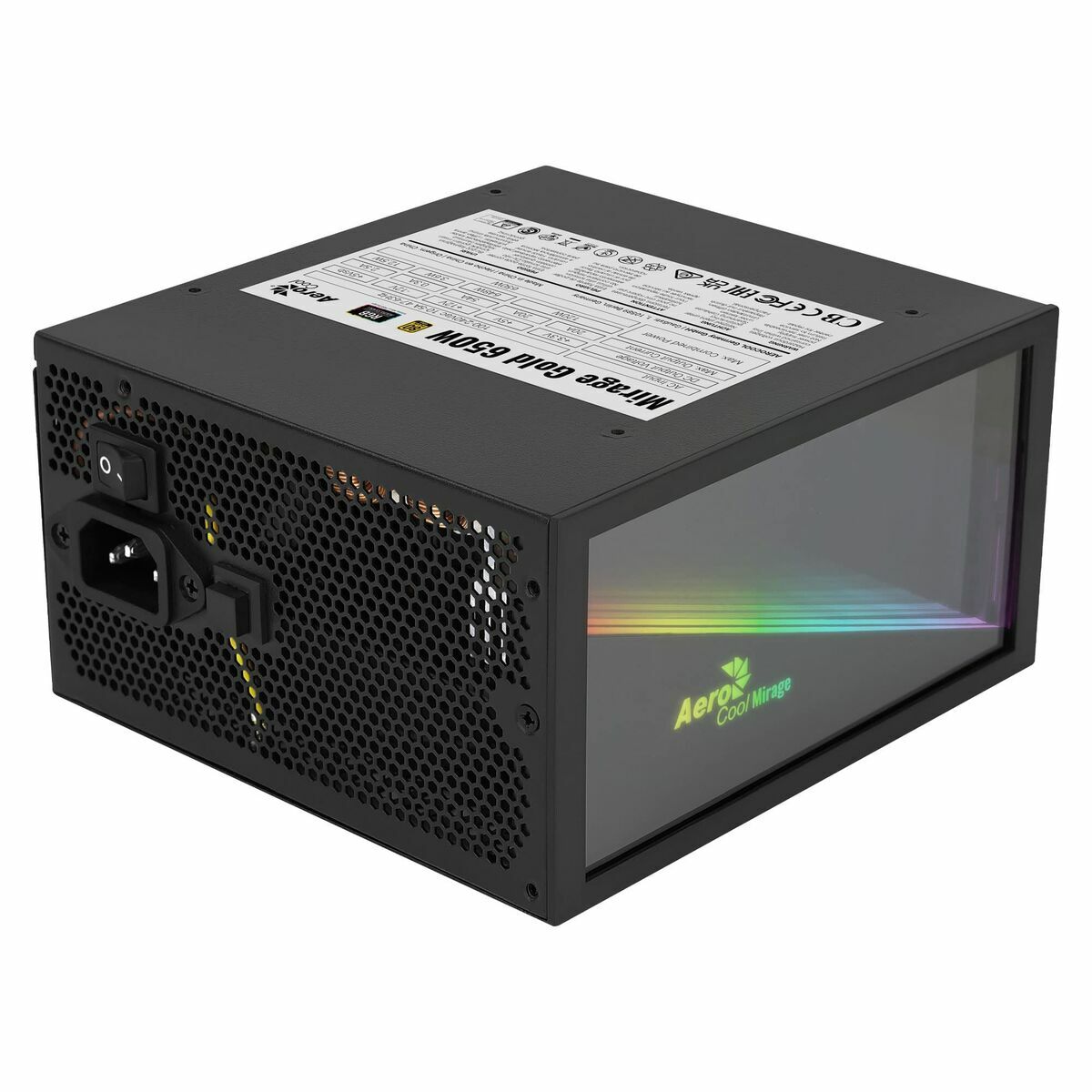 Strömtillförsel Aerocool MIRAGEGOLD650 ATX 650 W 80 Plus Gold - 2