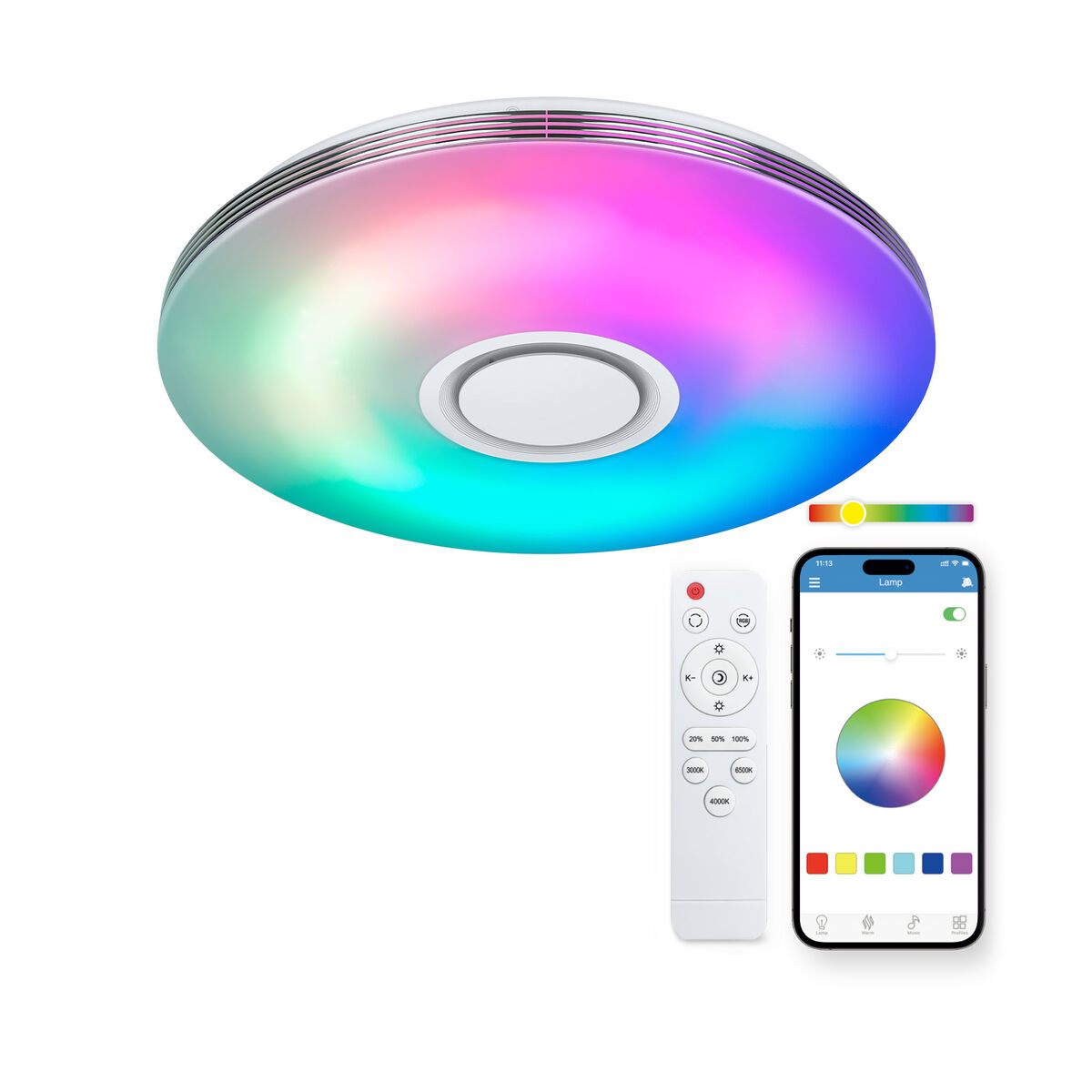Infälld taklampa med LED KSIX Aura Vit F 5 W (Renoverade A) - 3