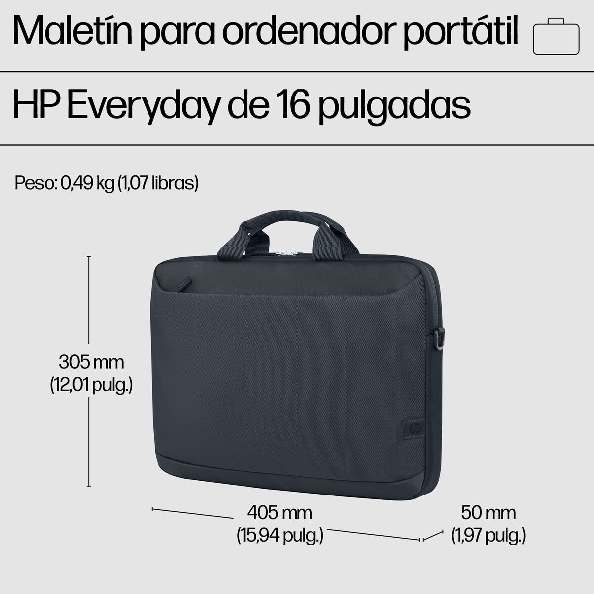 Laptopväska HP A08JTAA Grå - 3