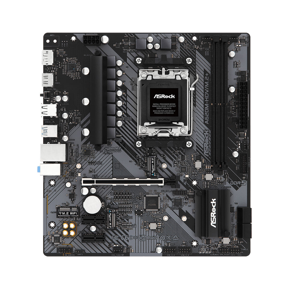 Moderkort ASRock A620M-HDV/M.2+ AMD AMD AM5