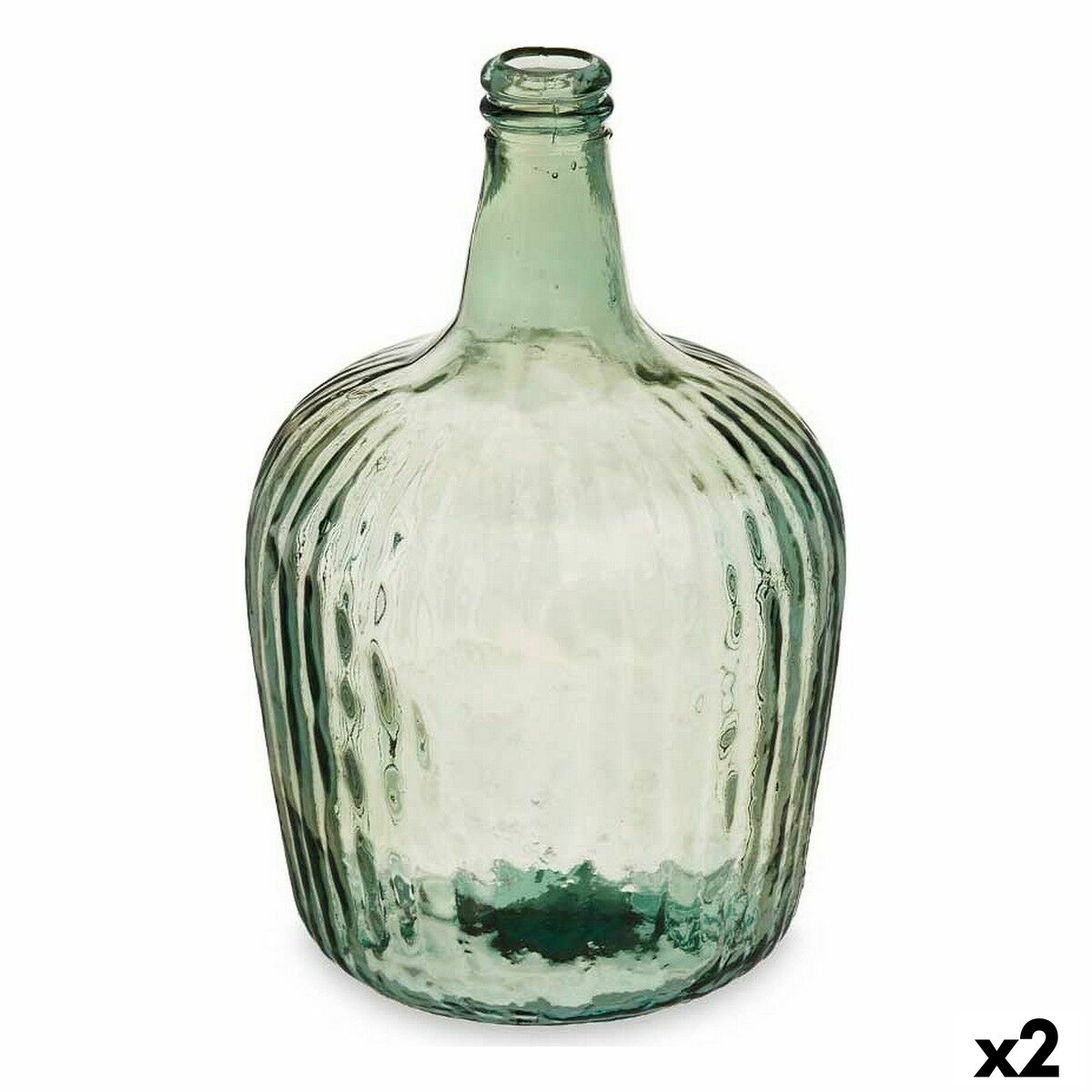 Dekorativ flaska Gift Decor Champagne Ränder 8 L 22 x 37,5 x 22 cm Dekoration (2 antal) - 4