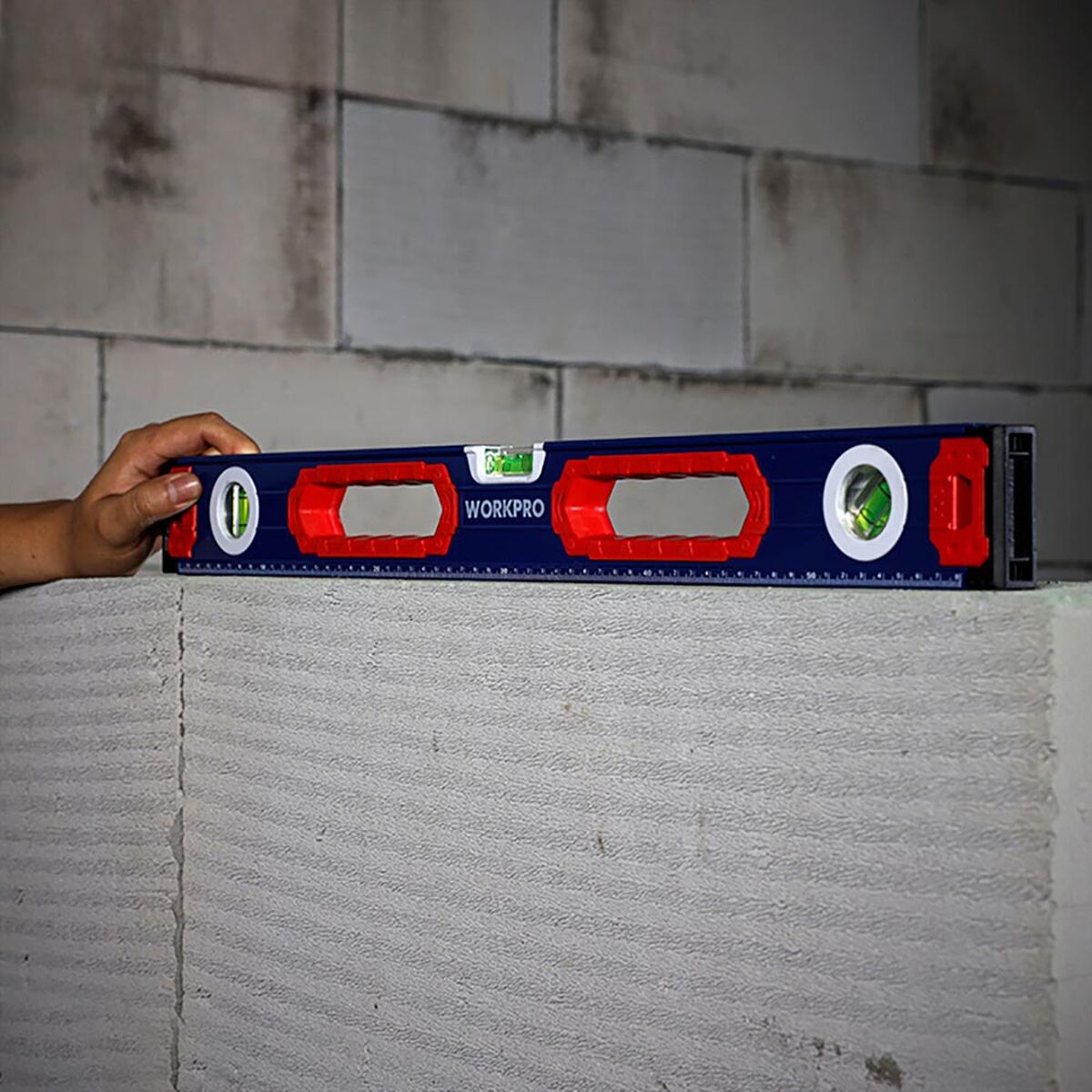 Vattenpass Workpro Aluminium 60 cm Magnetic - 6