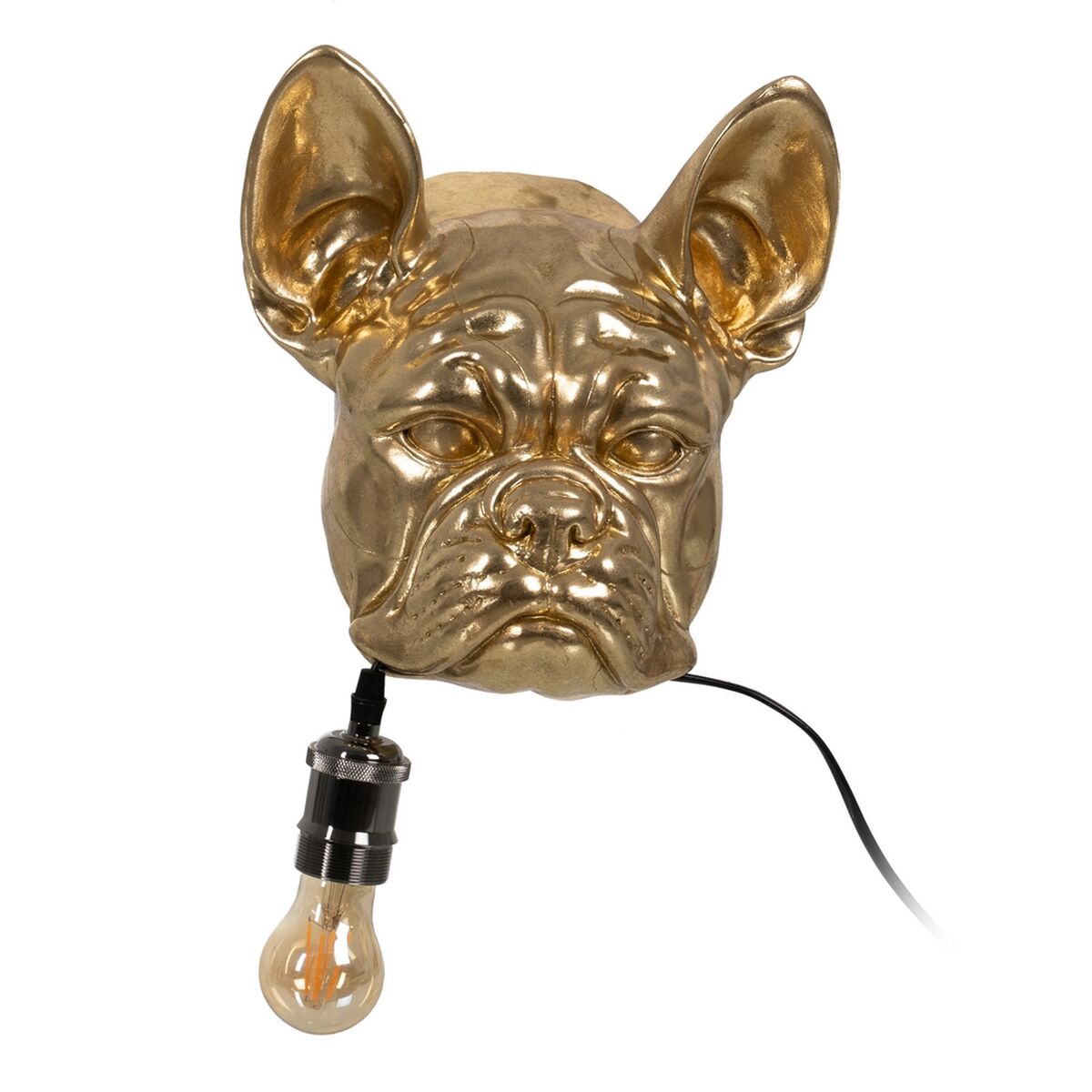 Vägglykta Gyllene Harts A 40 W Hund 220-240 V 28 x 26,5 x 23 cm - 7