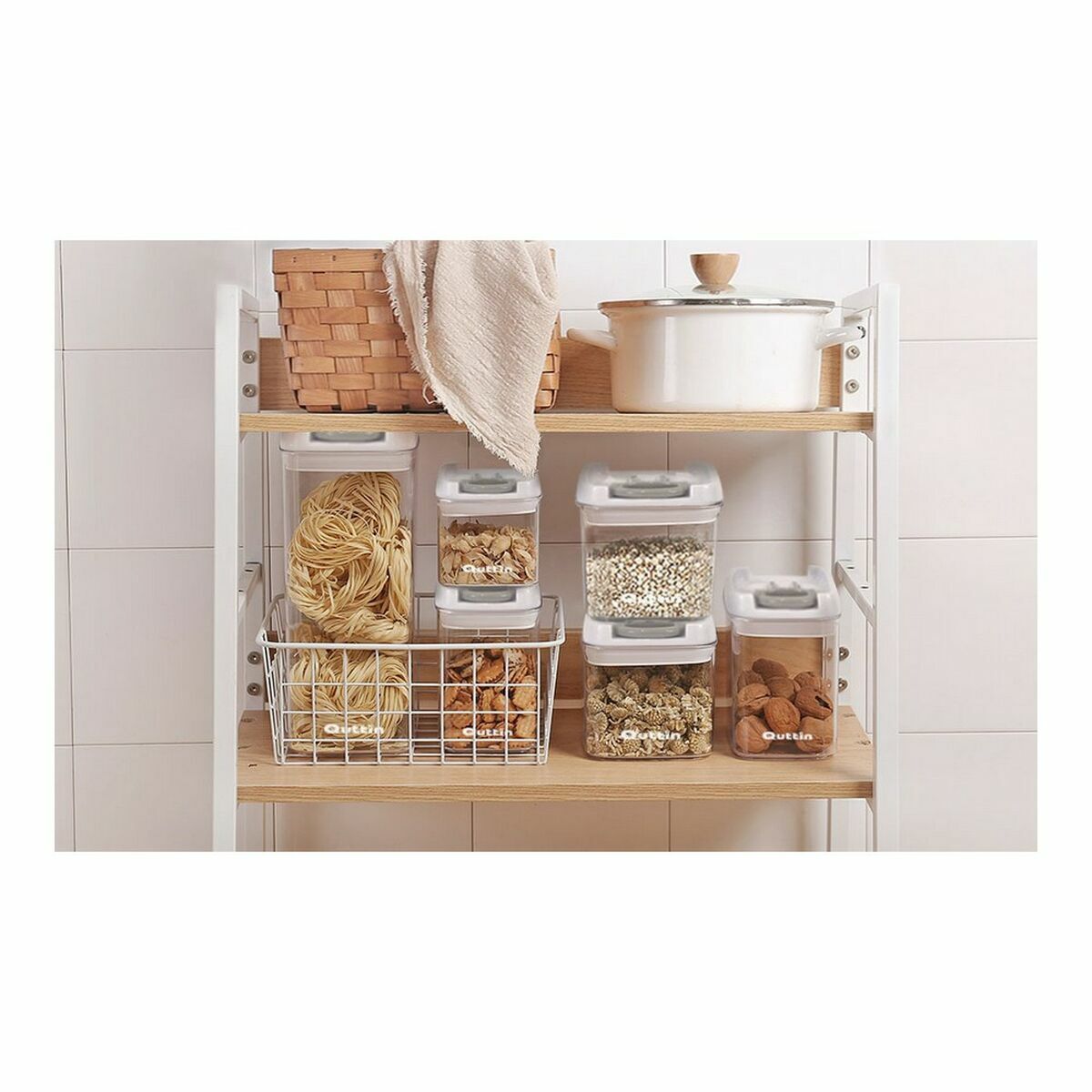Burk Quttin Hermetisk 2,3 L 12,8 x 23 cm (12 antal) (2300 ml) - 3
