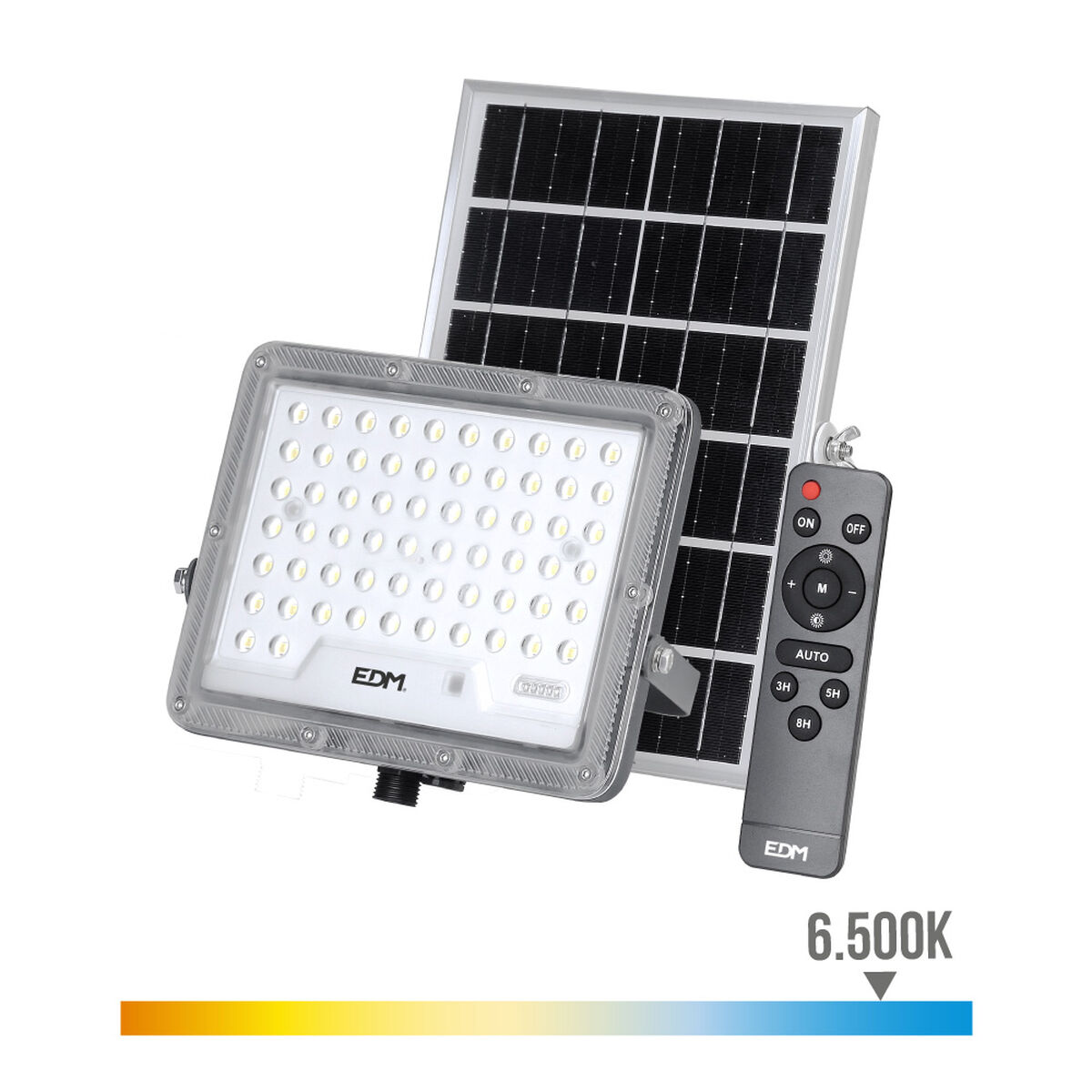 Floodlight/Projektorlampa EDM 31856 Slim Grå 50 W 600 lm Sol (6500 K) - 2