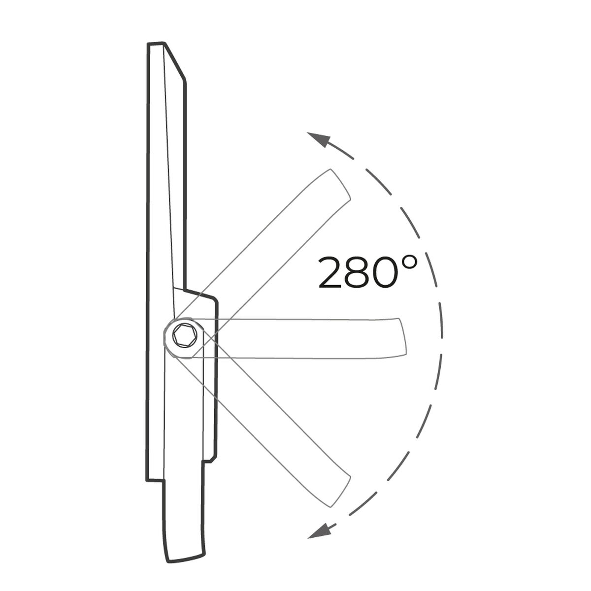Floodlight/Projektorlampa EDM 31856 Slim Grå 50 W 600 lm Sol (6500 K) - 7