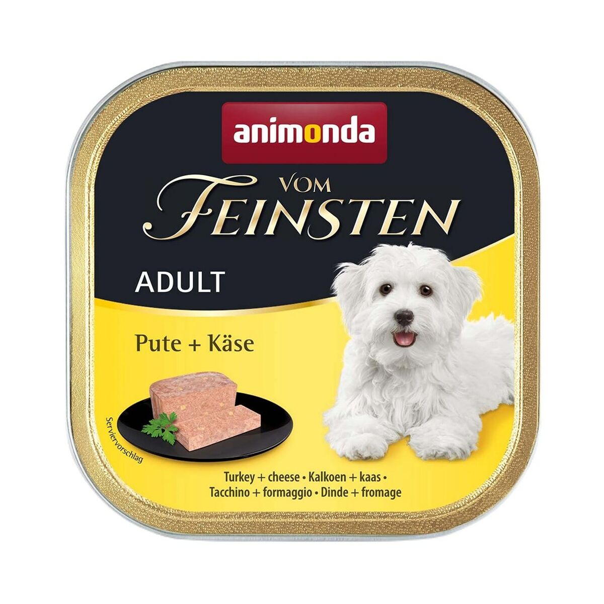 Våt mat Animonda Vom Feinsten Turkey with cheese Kalkon 150 g