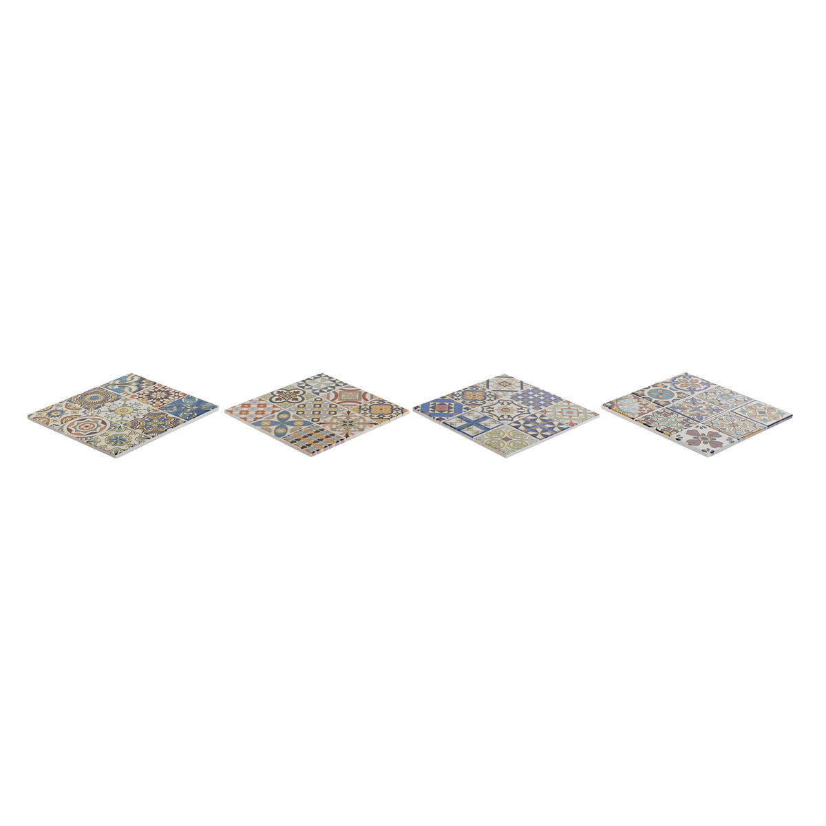 Bordsunderlägg Home ESPRIT Kork Dolomite 20 x 20 x 0,7 cm (4 antal) - 2