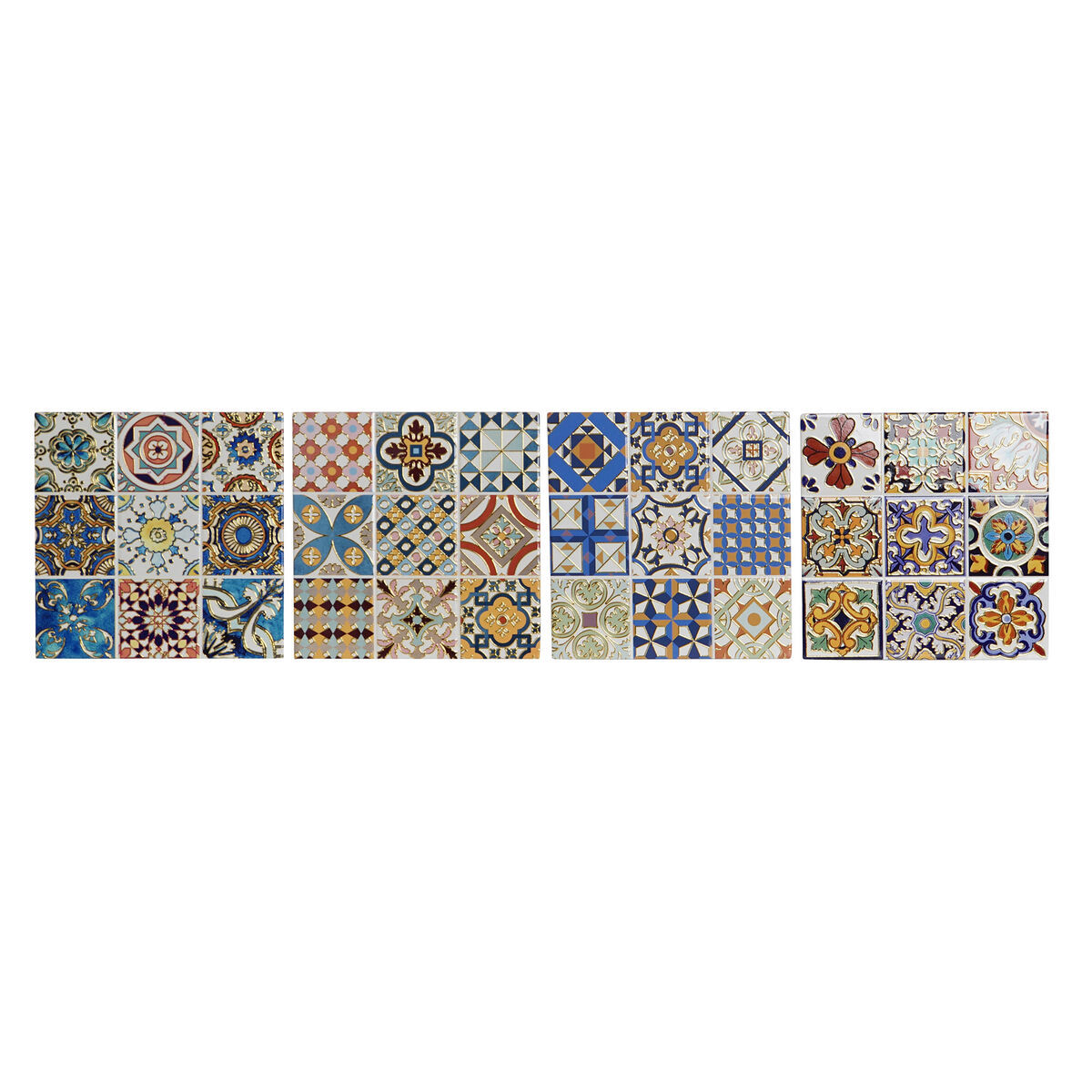 Bordsunderlägg Home ESPRIT Kork Dolomite 20 x 20 x 0,7 cm (4 antal)