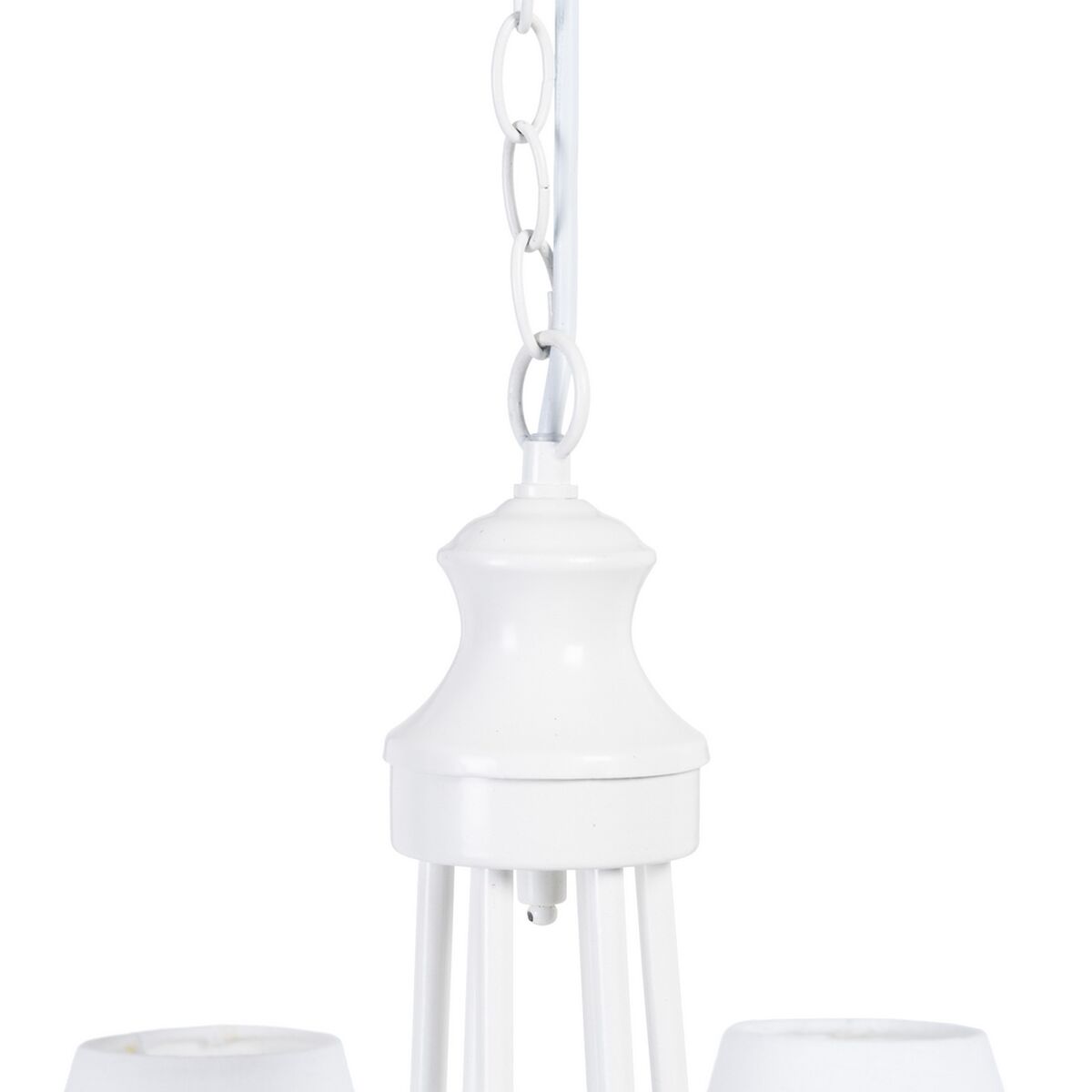 Taklampa 53 x 53 x 112 cm Metall Vit Ø 15 cm Klassiskt - 8