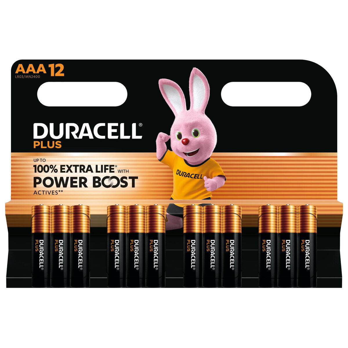 Laddningsbara Batterier DURACELL DPBLR3B12 1,5 V AAA - 2