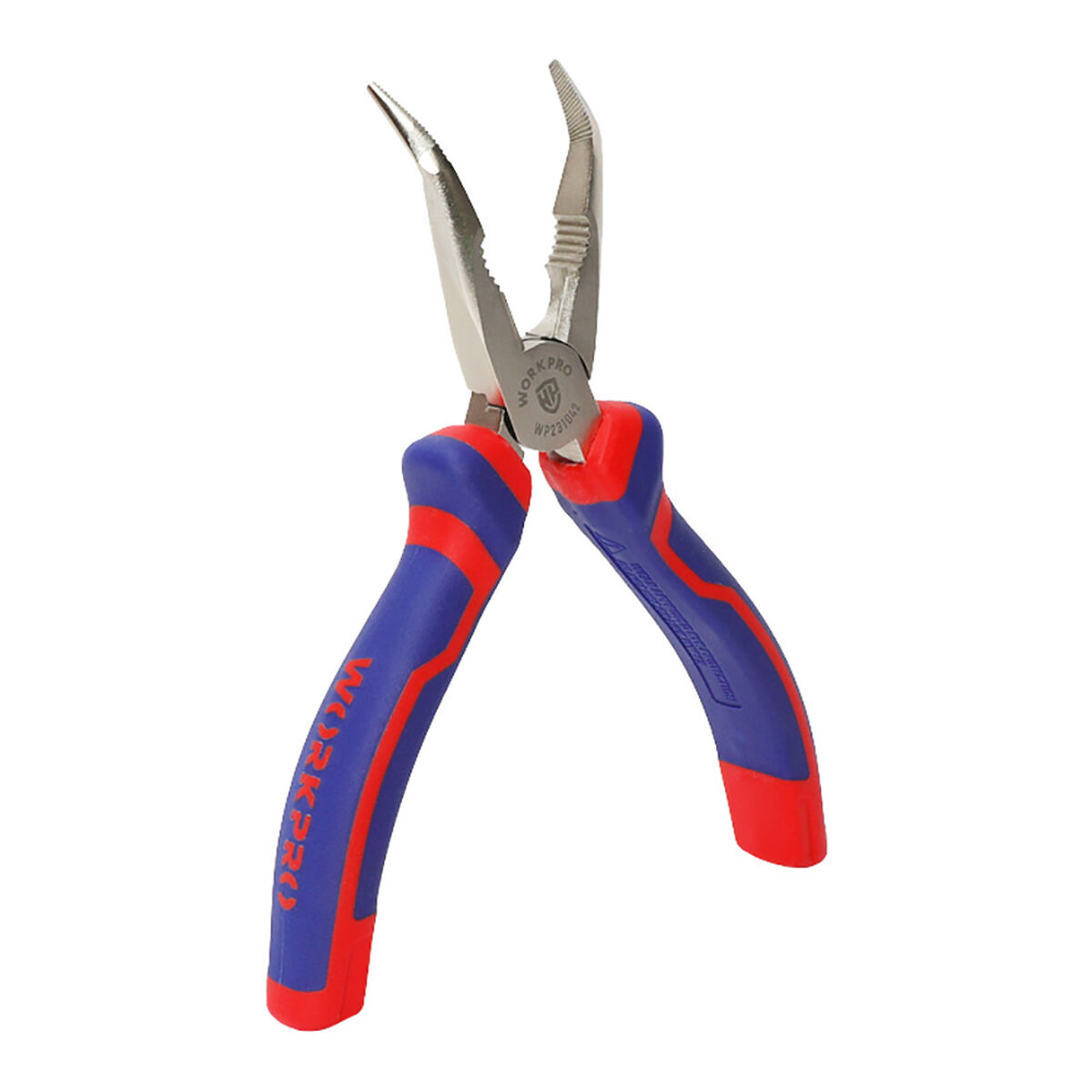 Nålspetstång Workpro 6" 16 cm Kurva - 4