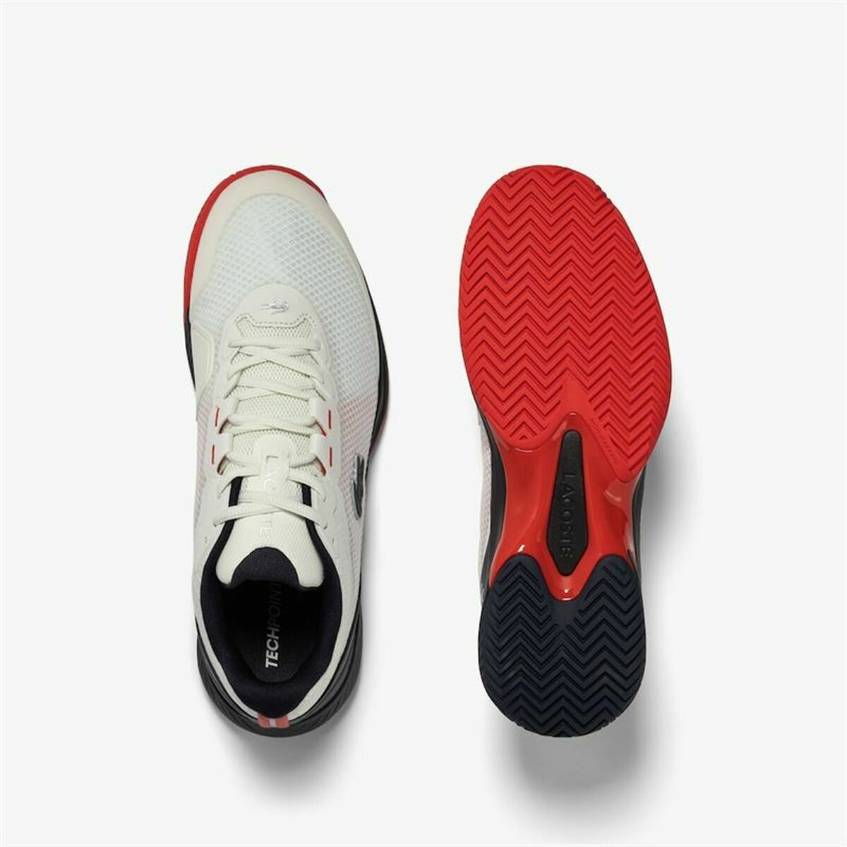 Sportskor Casual Herr Lacoste Tech Point Vit Svart - 5
