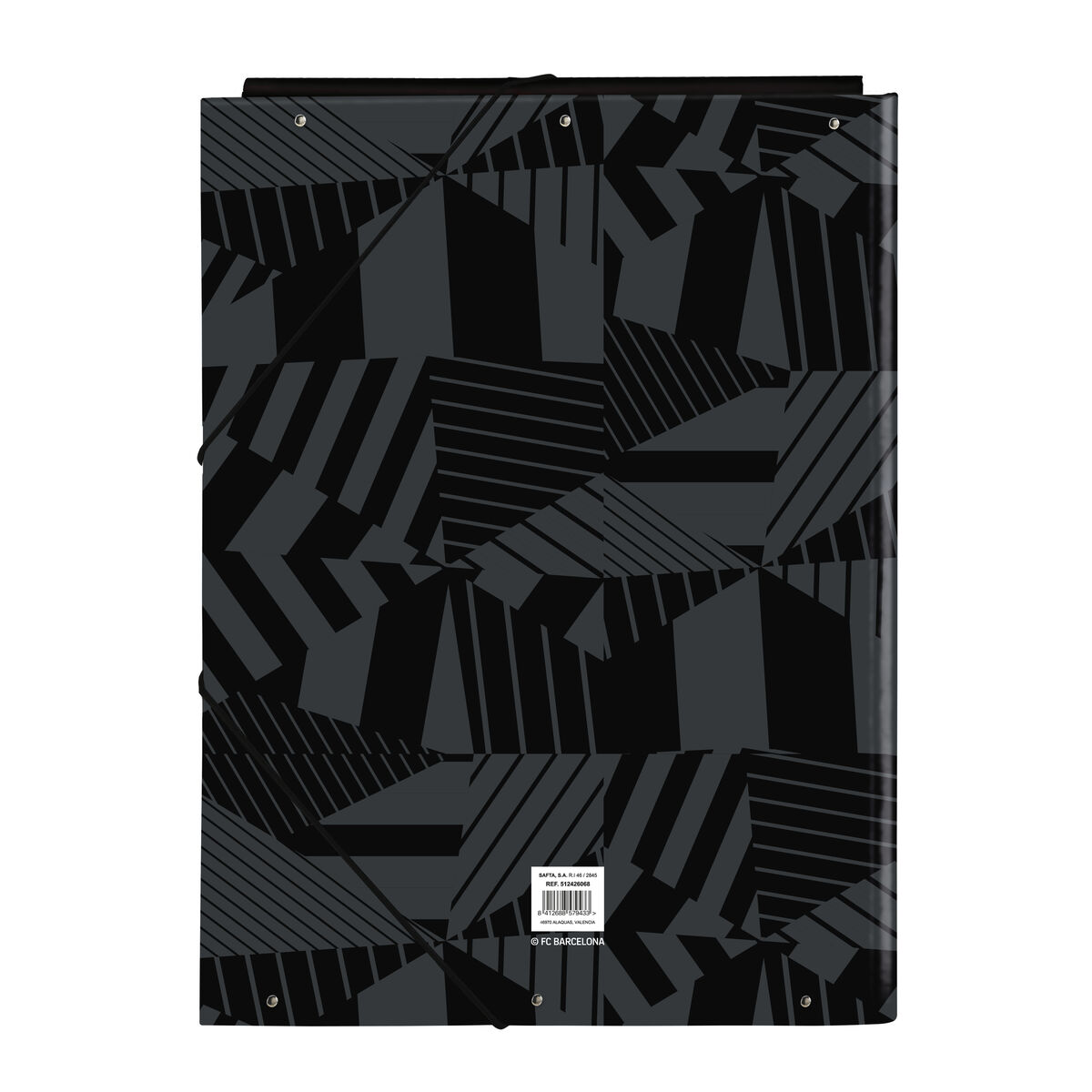 Ringpärm F.C. Barcelona Black Svart A4 26 x 33.5 x 2.5 cm - 2