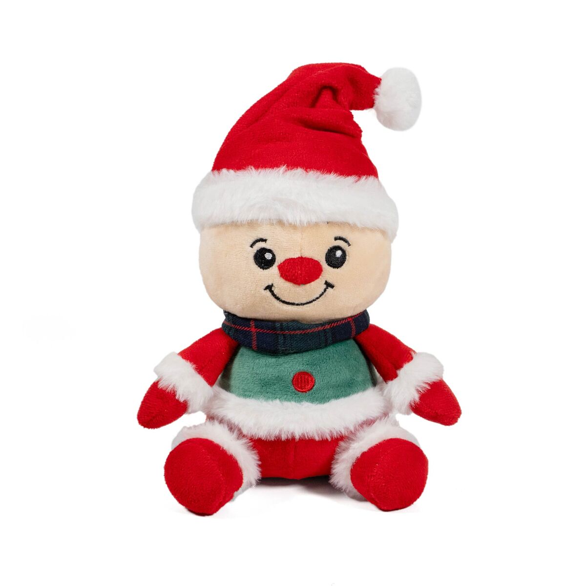 Mjuk leksak för hundar Gloria XMAS NICK Röd