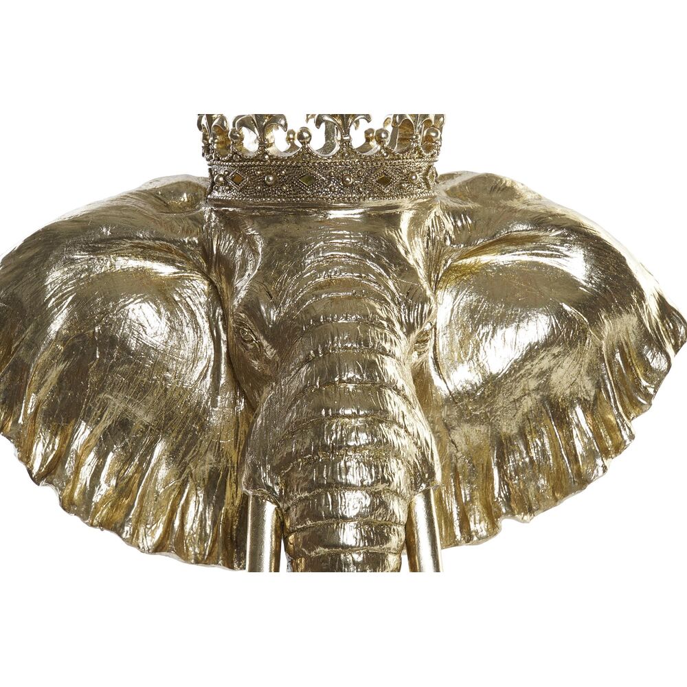 Prydnadsfigur DKD Home Decor Gyllene Elefant Kolonial 49 x 26,5 x 57 cm - 2