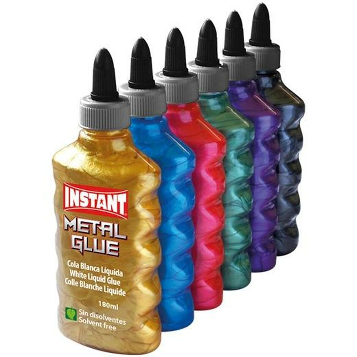 Omedelbara köer INSTANT Metal Glue 180 ml 6 Delar Multicolour - 3