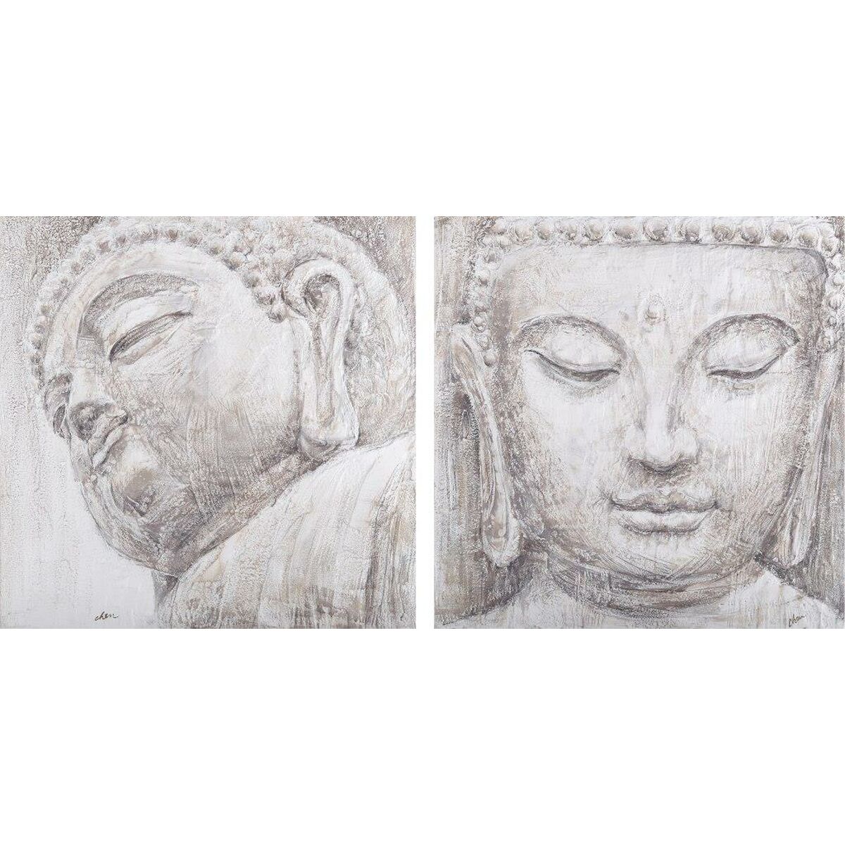 Kanvas DKD Home Decor Furu Kanvas 80 x 3,5 x 80 cm