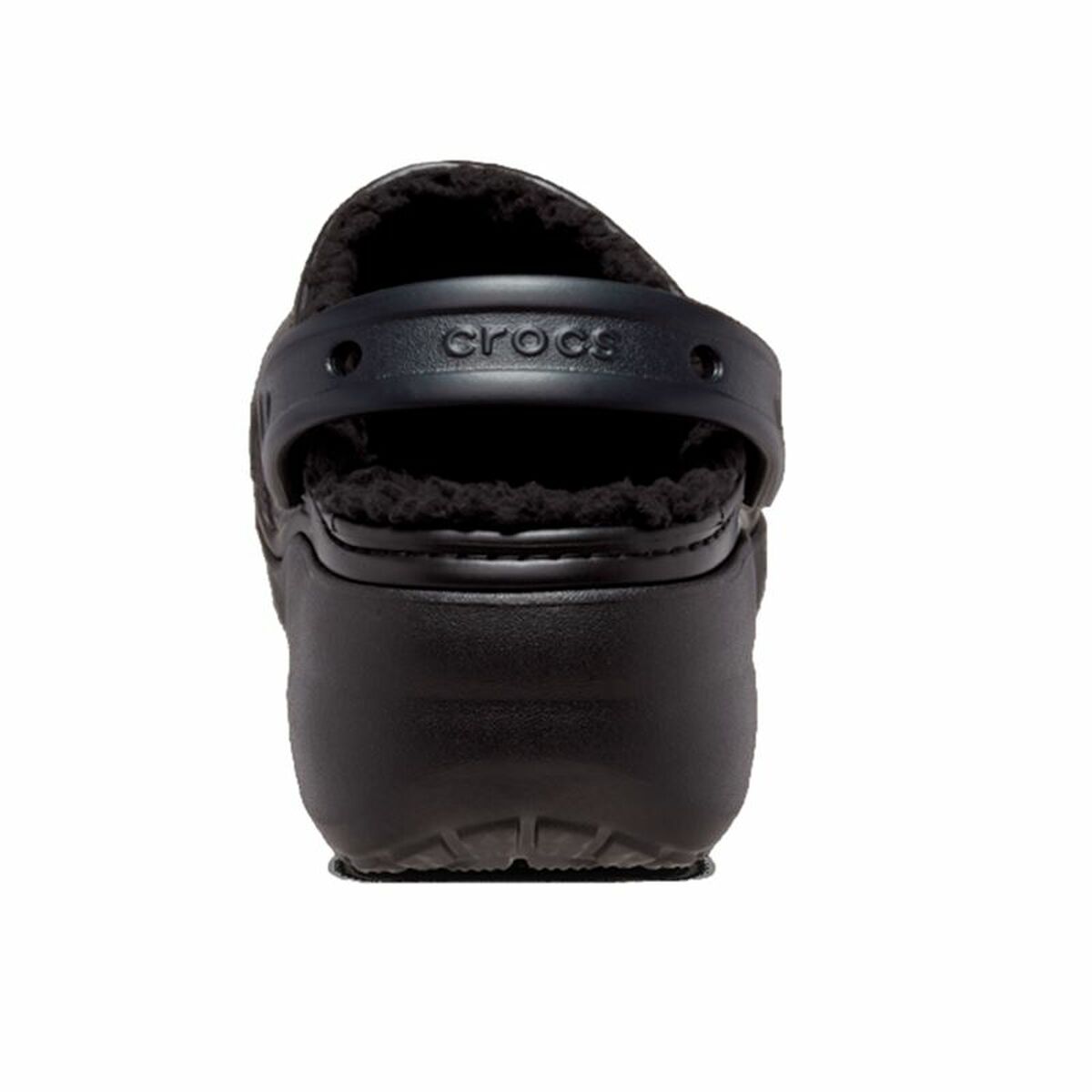 Träskor Crocs Classic Platform Lined Clog Svart - 4