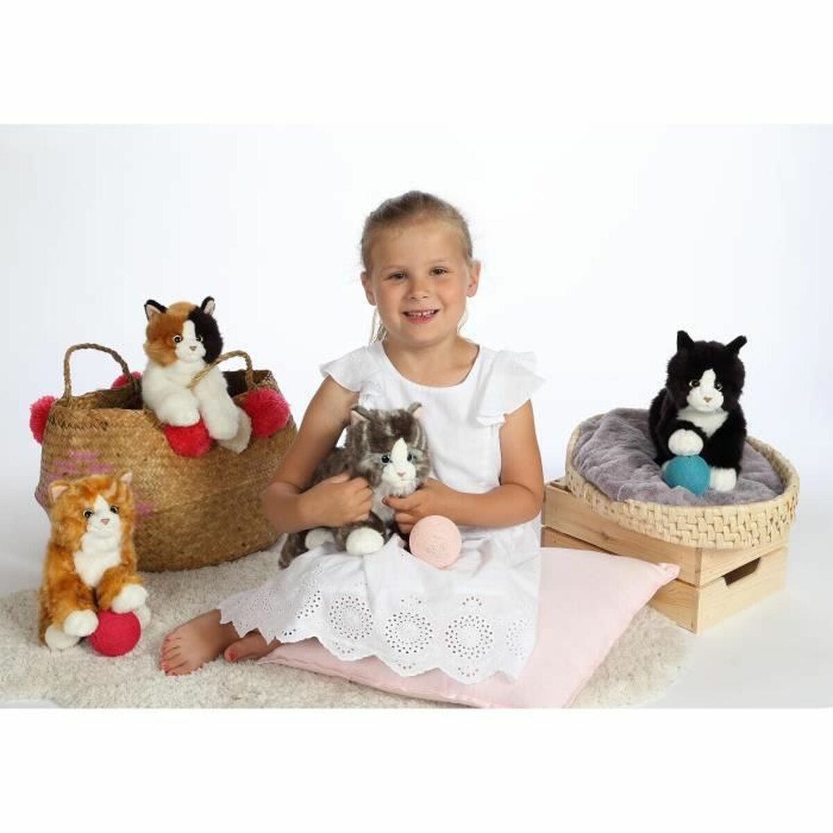 Mjukisleksak Gipsy Katt Svart/Vit - 2