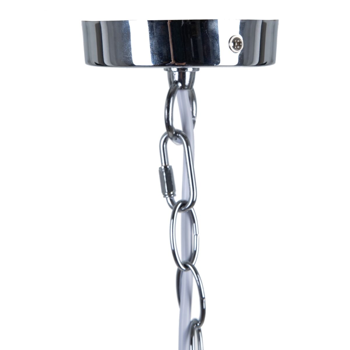 Taklampa 63,5 x 60,5 x 91 cm Glas Metall Silver - 2