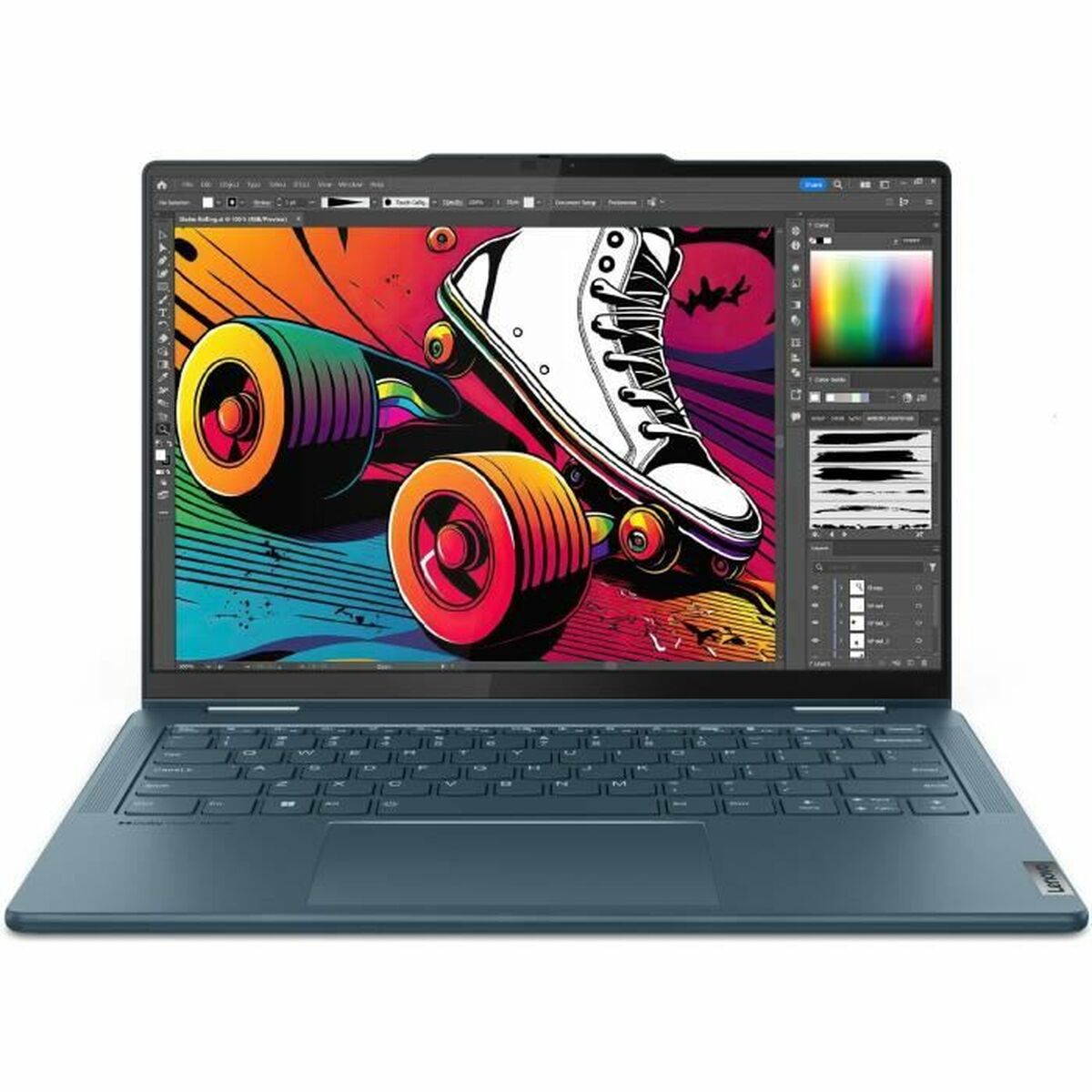 Bärbar dator Lenovo Yoga 7 14IML9 83DJ007CFR 14" Intel Core Ultra 5 125U 16 GB RAM 512 GB SSD Azerty Franska
