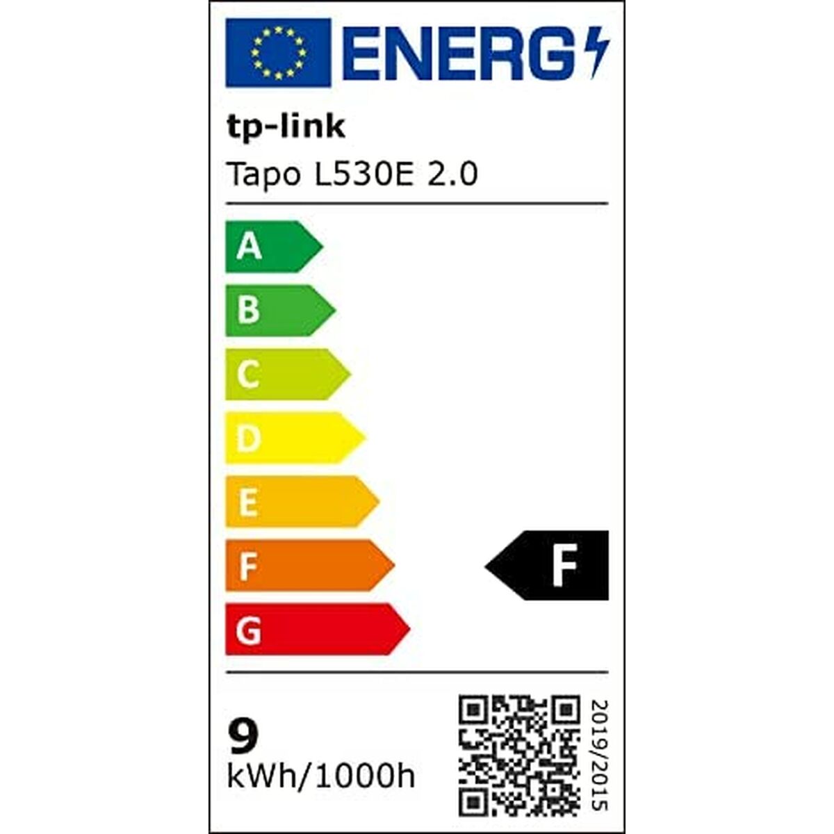 Smart-Lampa LED TP-Link Tapo L530E Wifi 8,7 W E27 60 W 2500K - 6500K - 2