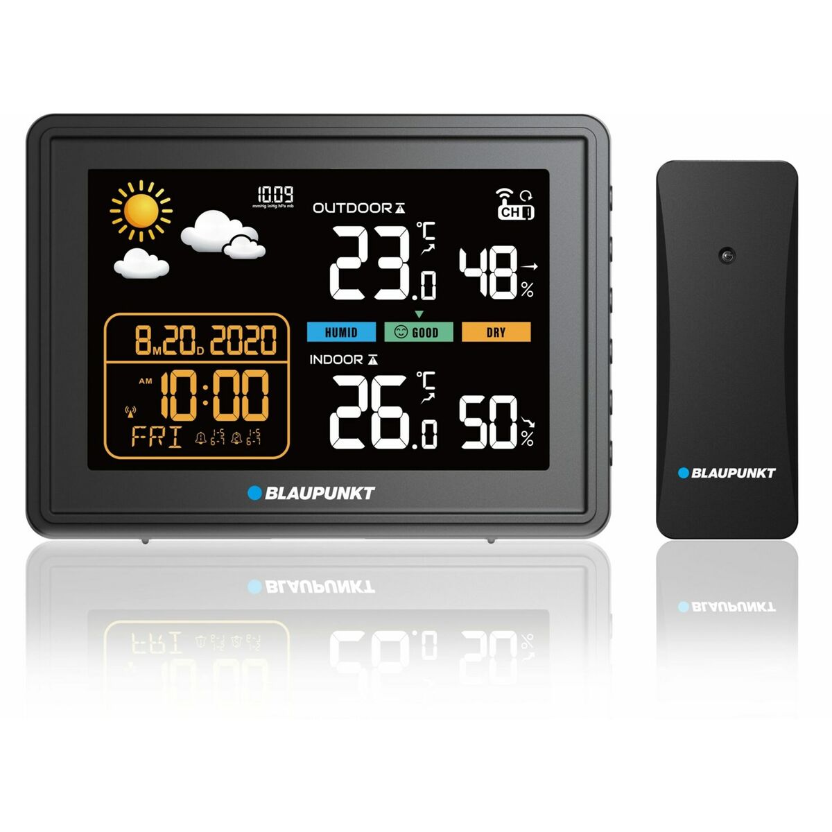 Multifunktionell väderstation Blaupunkt WS30BK Svart - 3