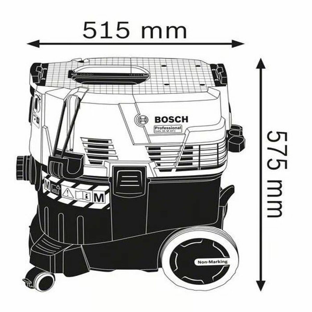 Våt- och torrdammsugare BOSCH GAS 35 M AFC 35 L - 3