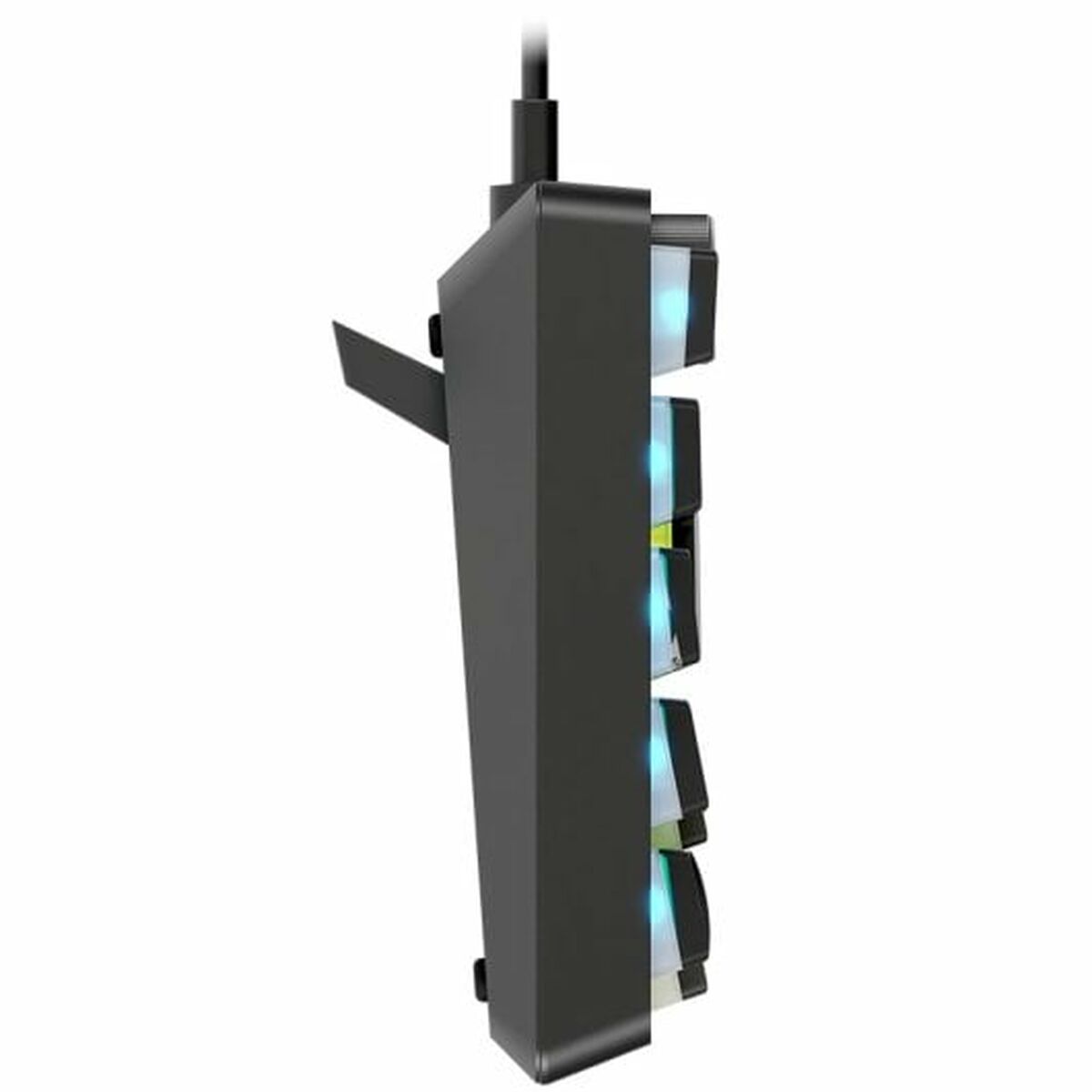 Gaming Tangentbord/ OR: Speltangentbord Forgeon Clutch Svart Qwerty Spanska - 5