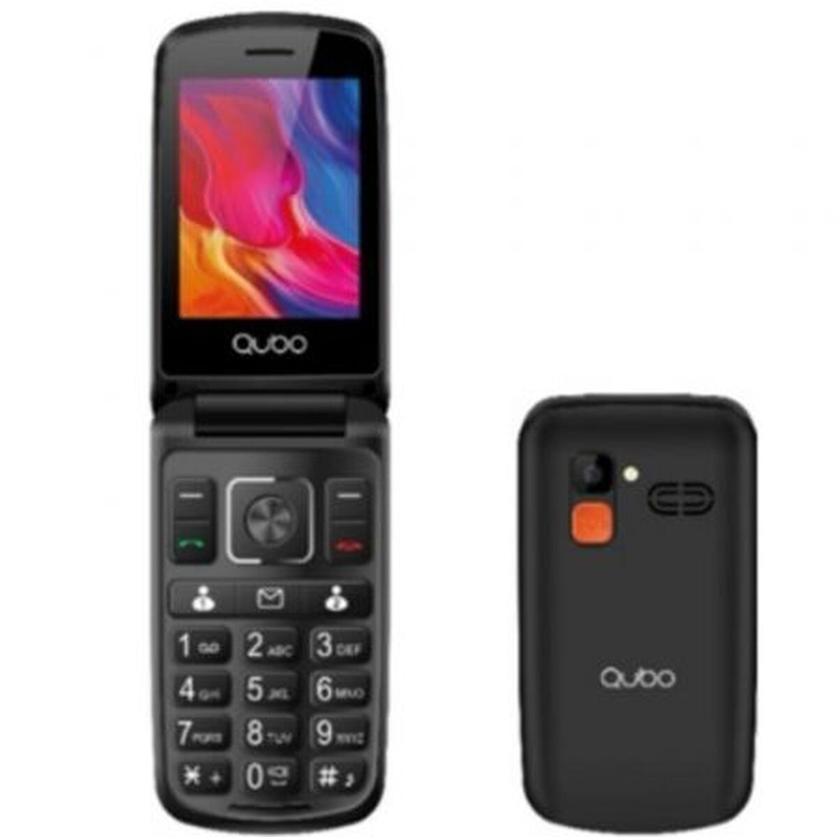 Mobiltelefon för seniorer Qubo P-210NWBKC 32 GB 2,8"